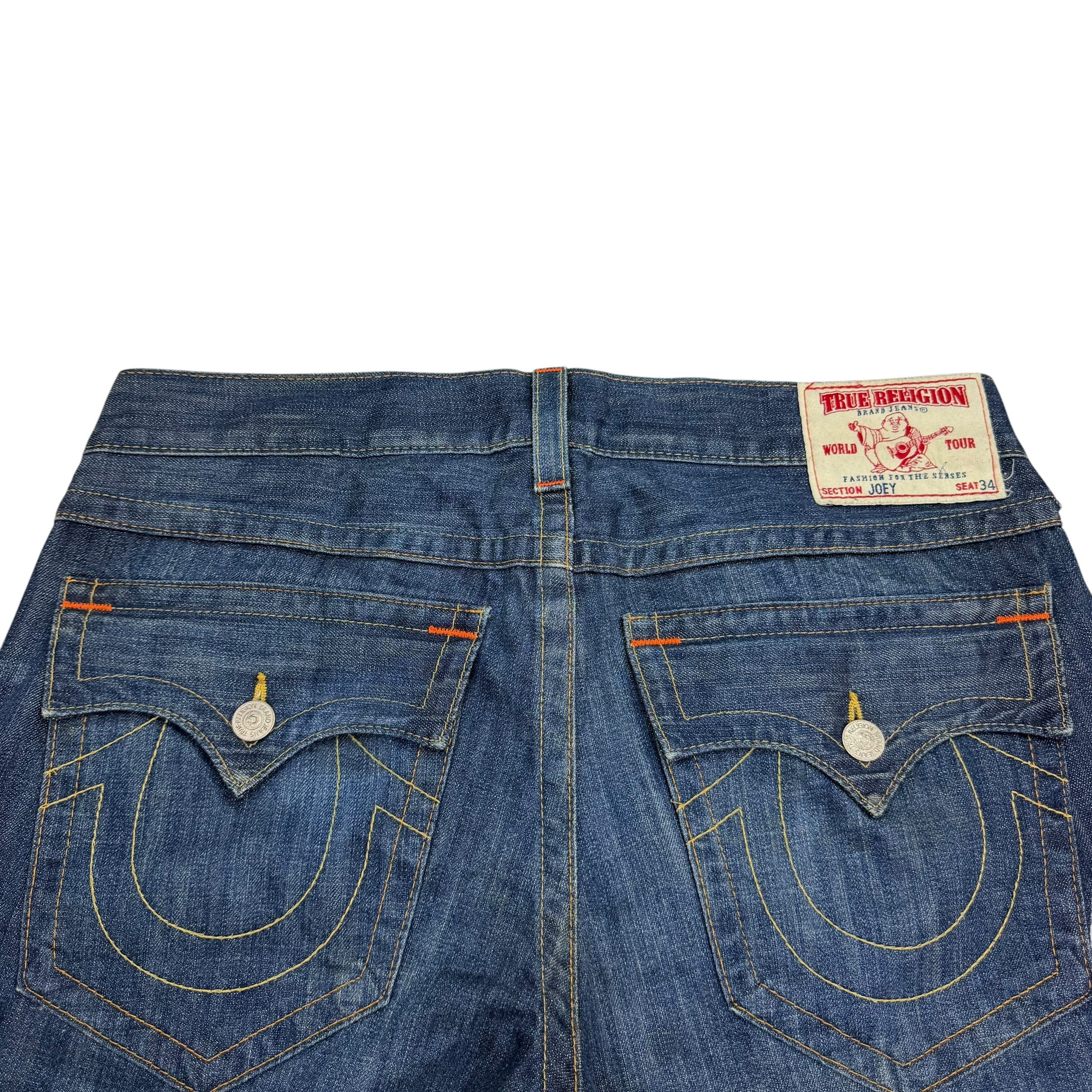 Vintage True Religion Denim Shorts Indigo