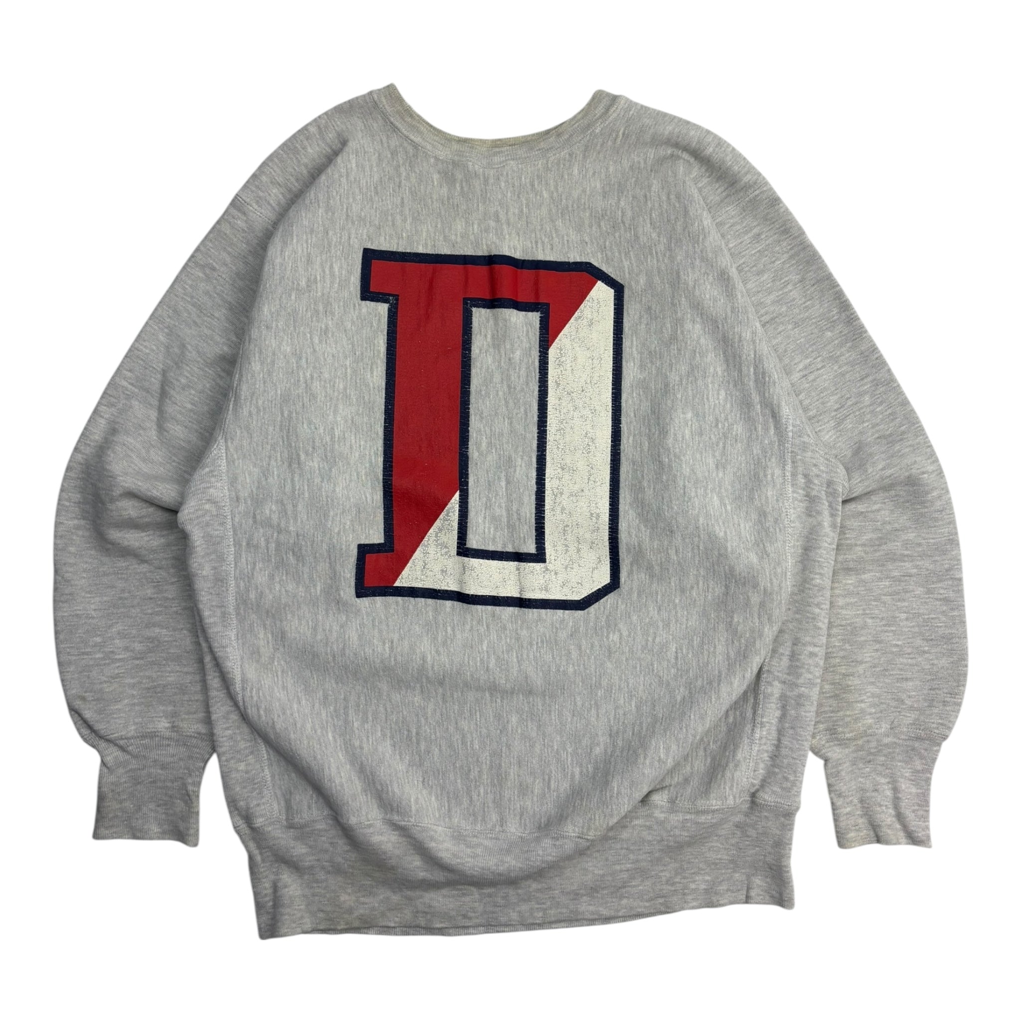 Vintage University Of Dayton Champion Reverse Weave Crewneck Grey