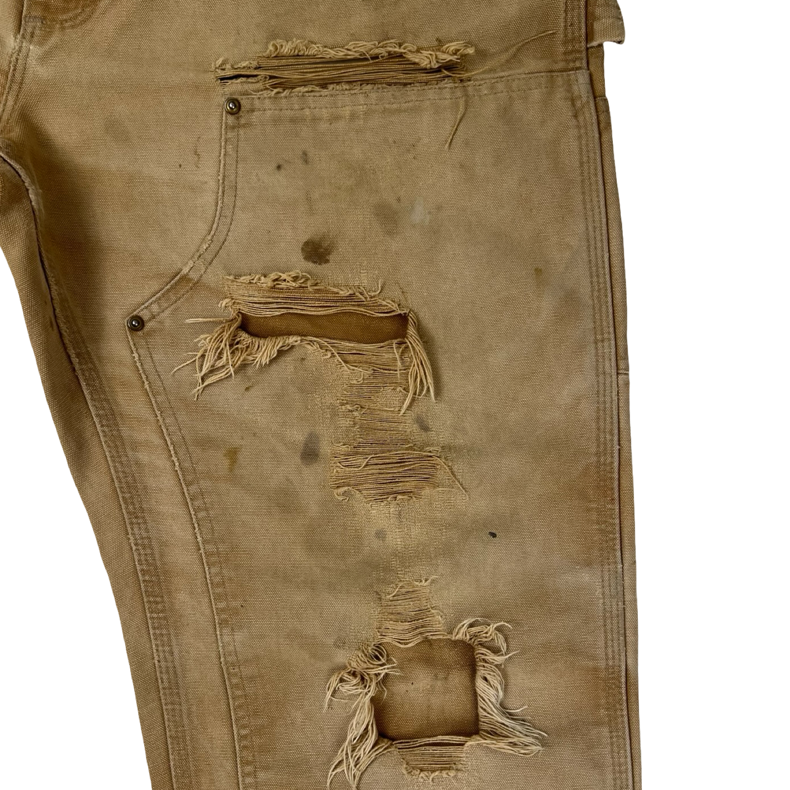 Vintage Carhartt Distressed Double Knee Pant Tan