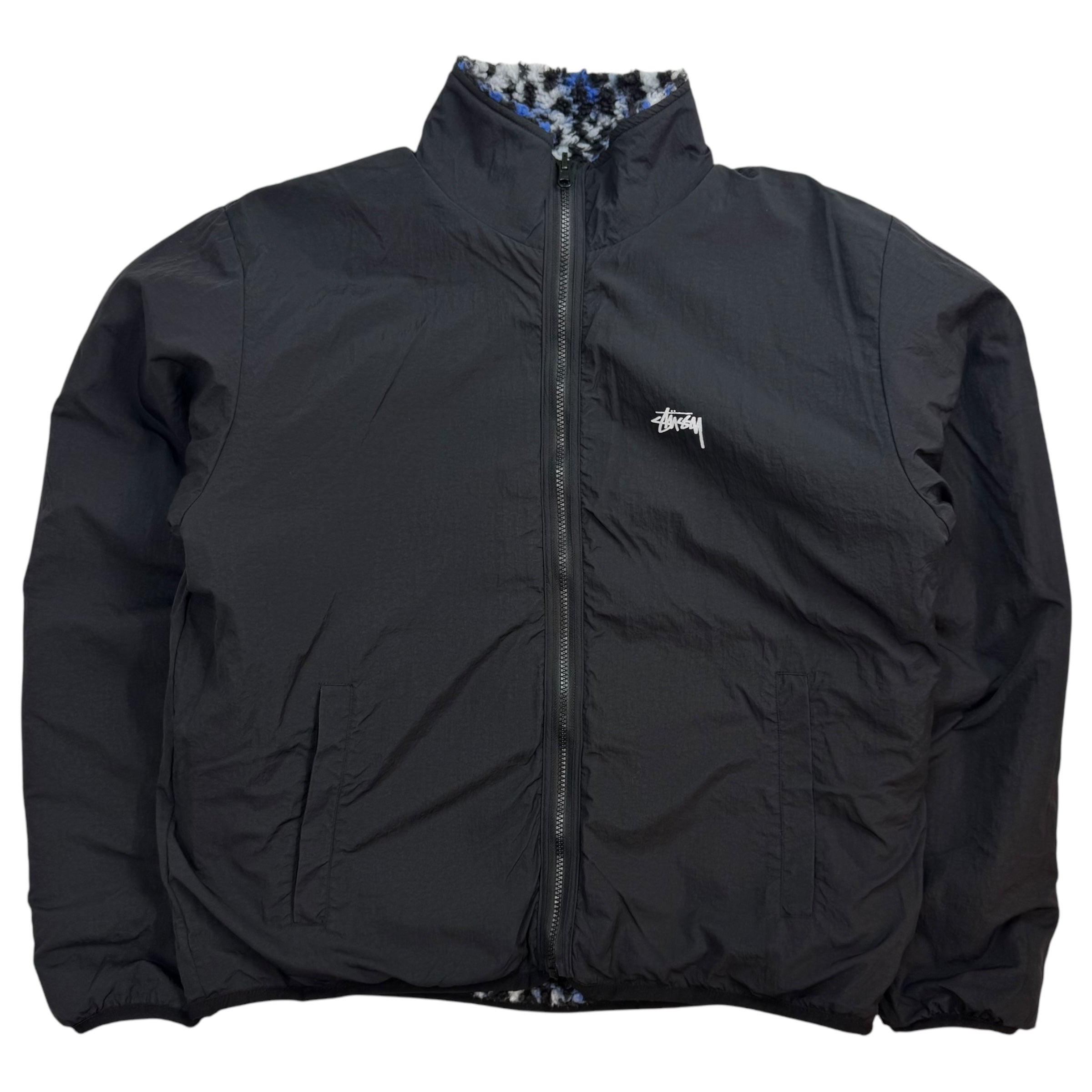 Stussy Fleece Reversible Jacket Leopard