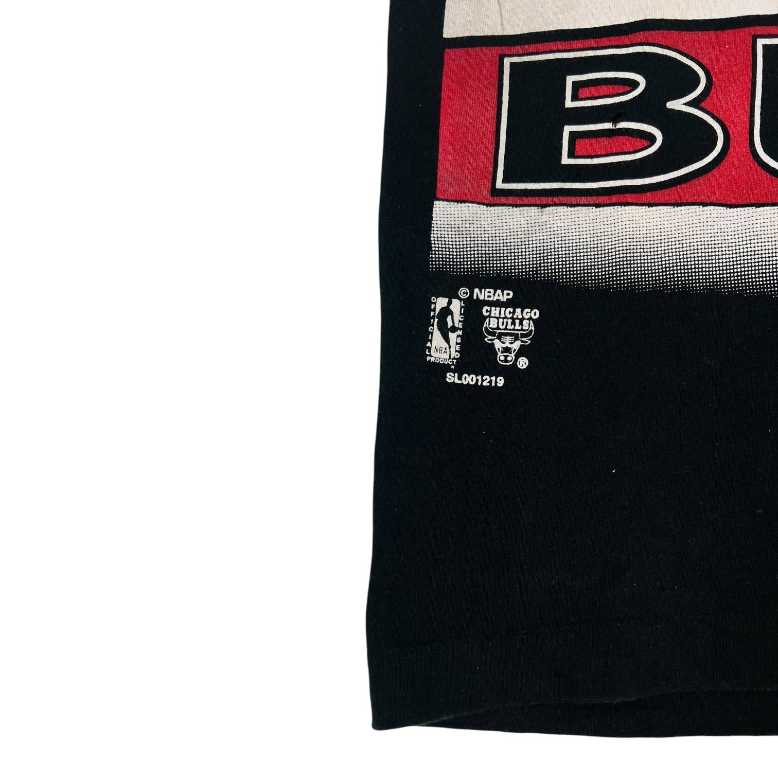 Vintage Chicago Bulls Salem Jersey T-Shirt Black