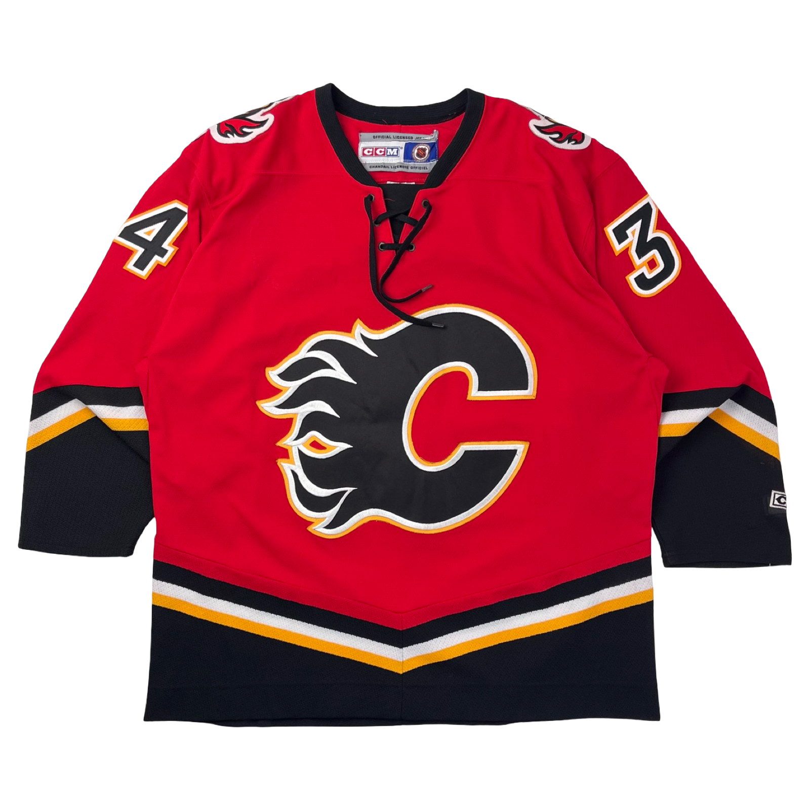 Vintage CCM Calgary Flames Mikka Kiprusoff NHL Home Jersey