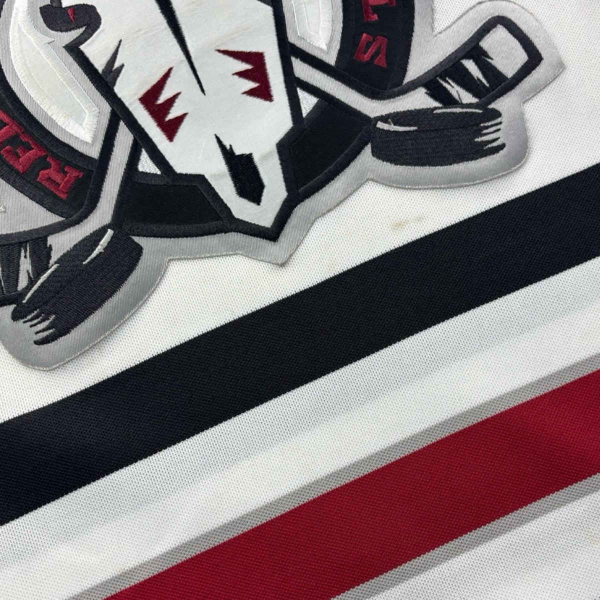 Vintage Nike Red Deer Rebels WHL Jersey White/Black