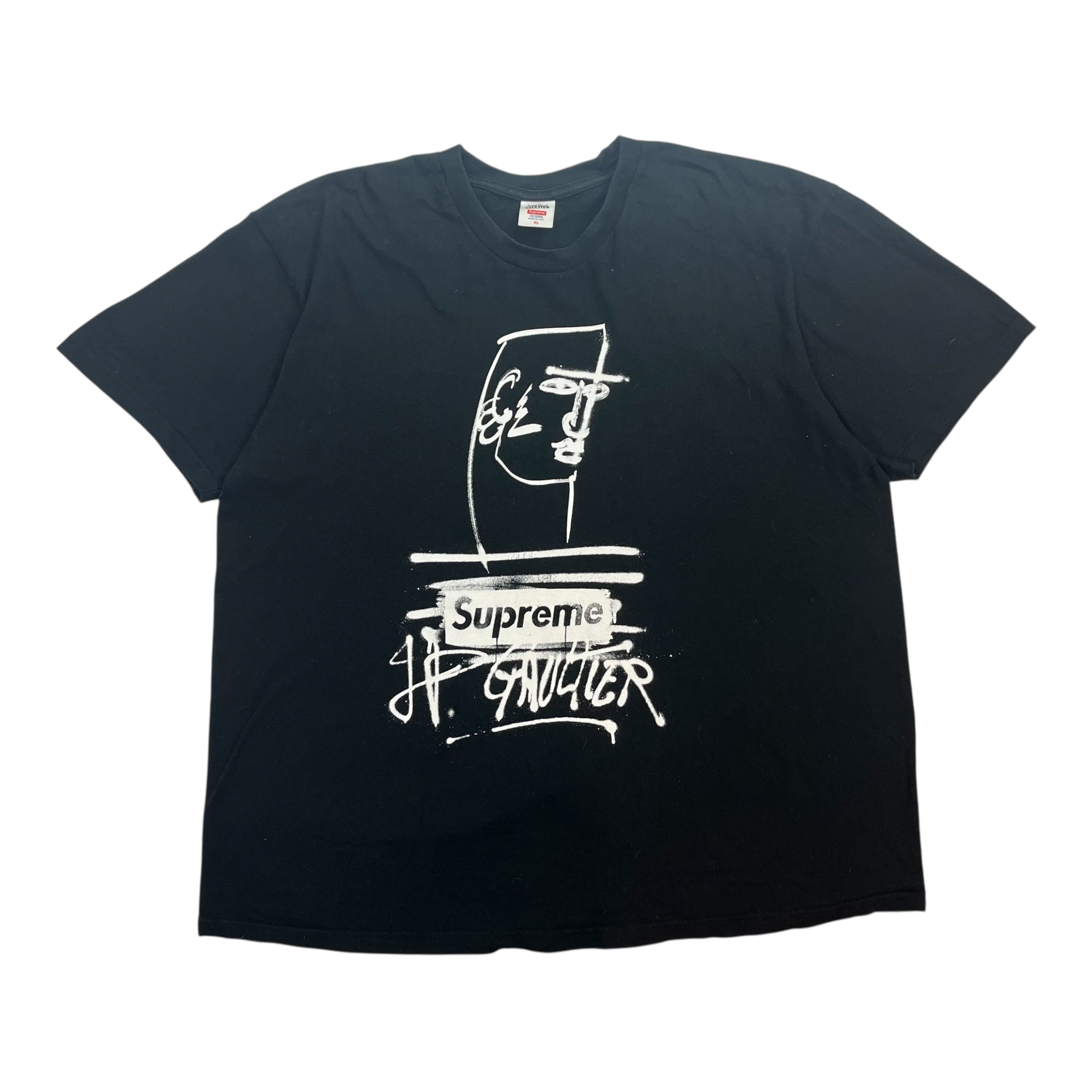 Supreme Jean Paul Gaultier Tee Black
