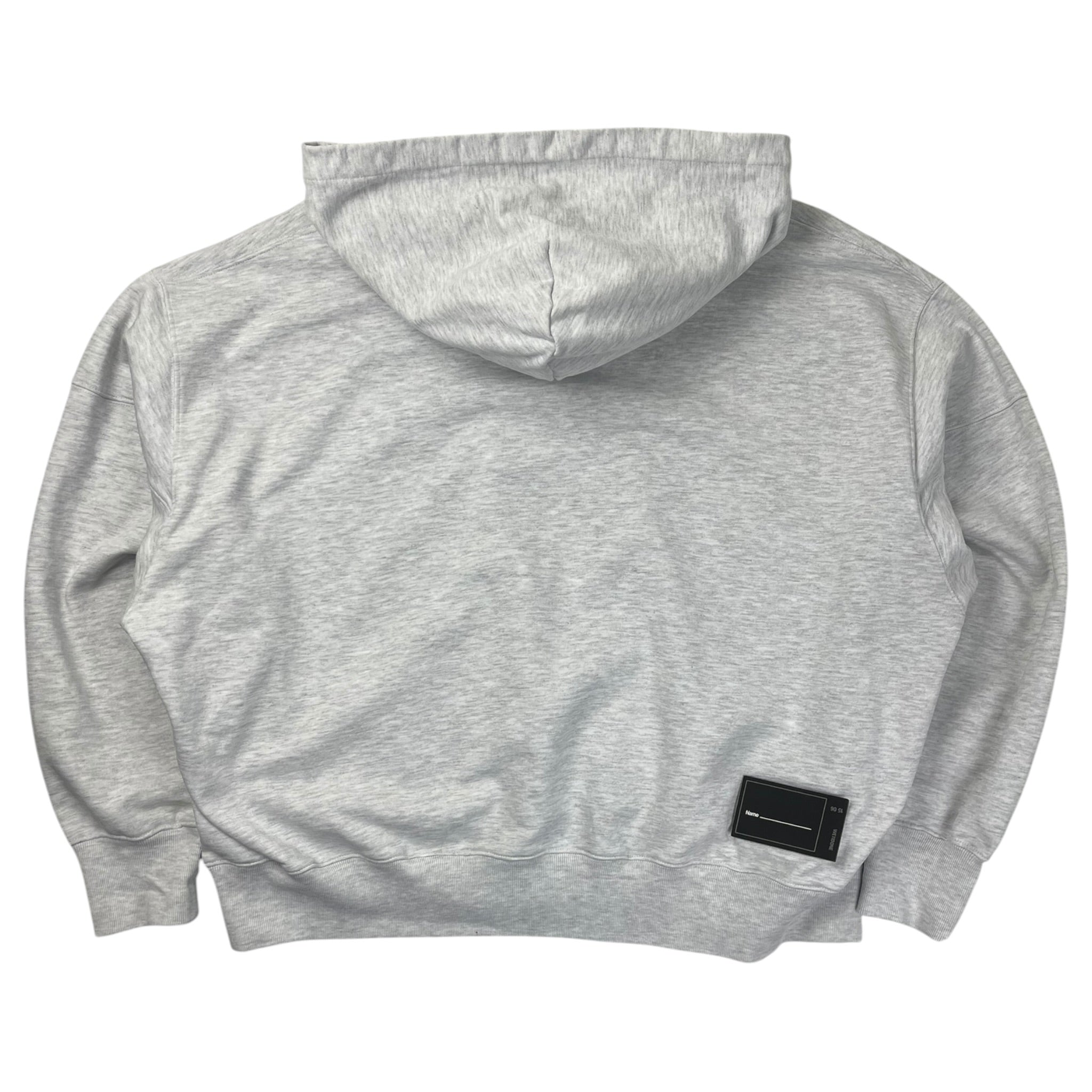 We11done Oversized Long Sleeved Hoodie Grey