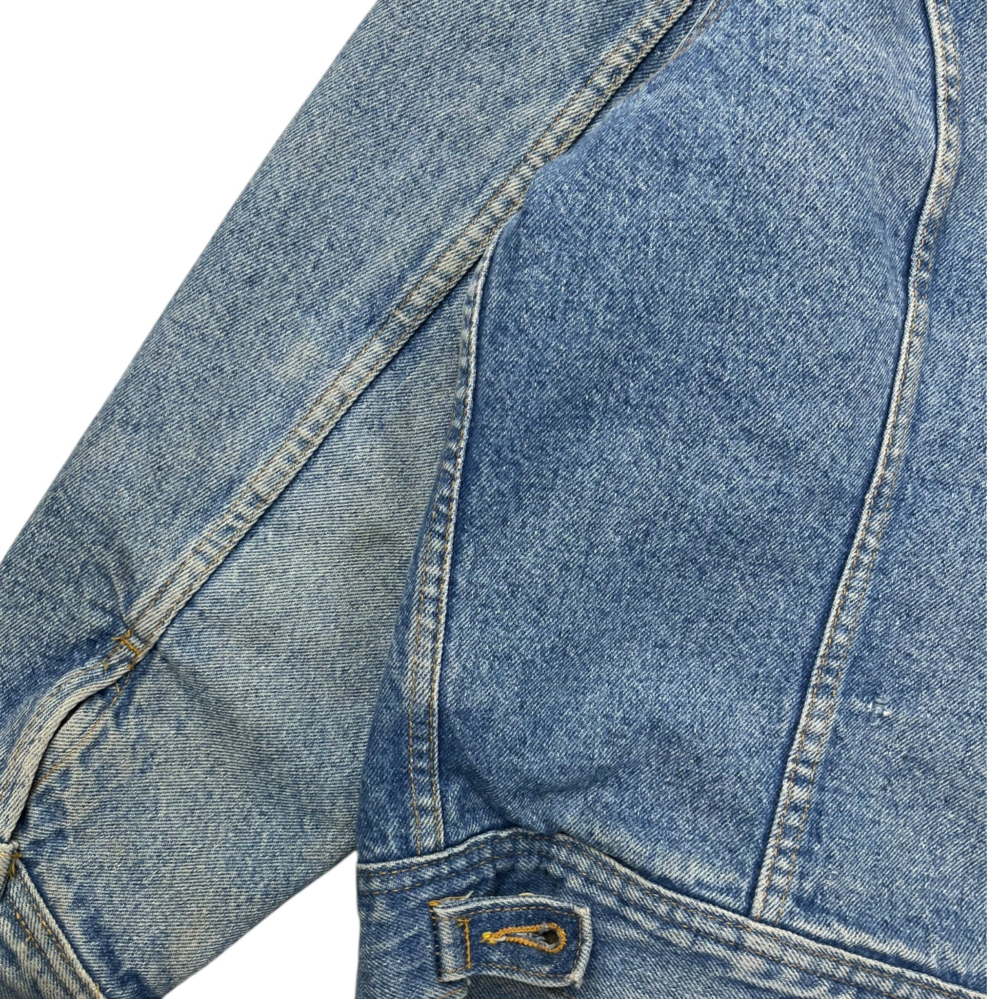 Vintage Storm Rider Lee Lined Jacket Medium Washed Blue