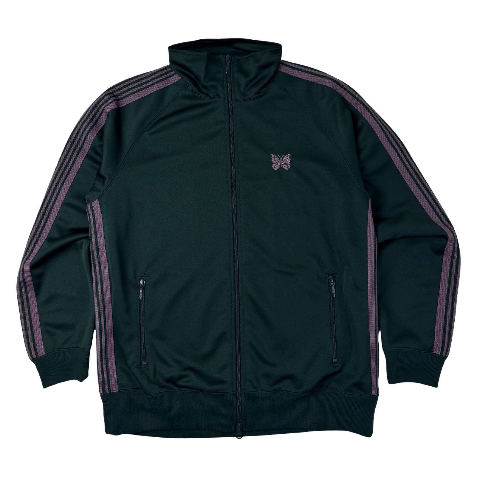 Needles Poly Smooth Track Jacket Dark Green