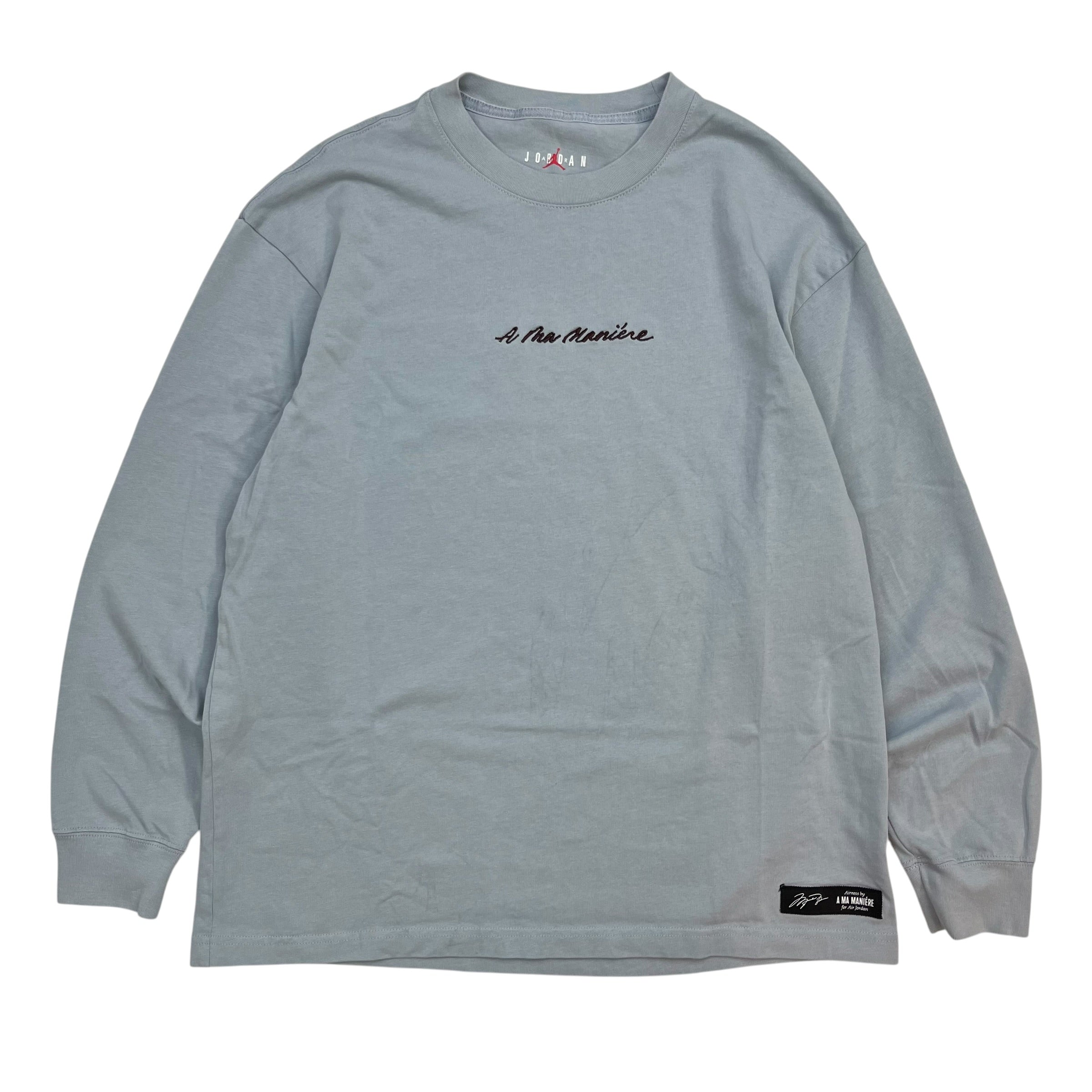 Jordan x A Ma Maniere Script Longsleeve Light Blue