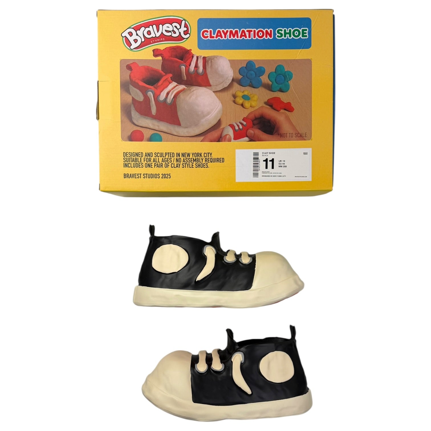 Bravest Studios Clay Shoe Black White (Used)