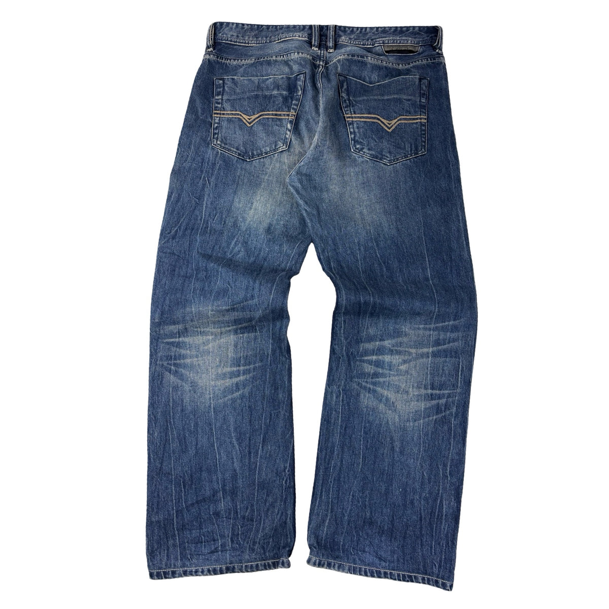 Vintage Y2K Diesel Safado Straight Jean Pant Medium Washed Blue