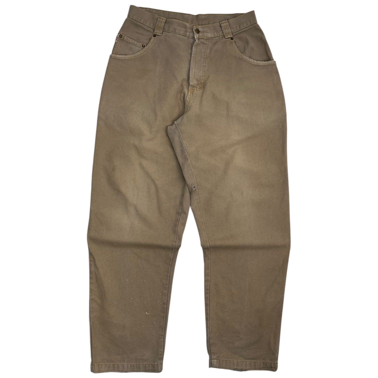Vintage Y2K Kik-Wear Tan  Embroidered Pants