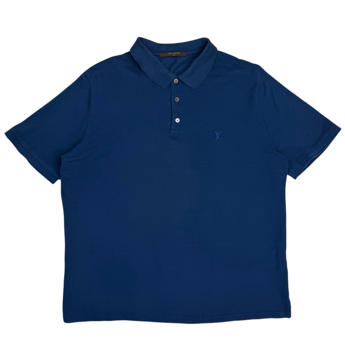 Louis Vuitton Embroidered Polo Blue
