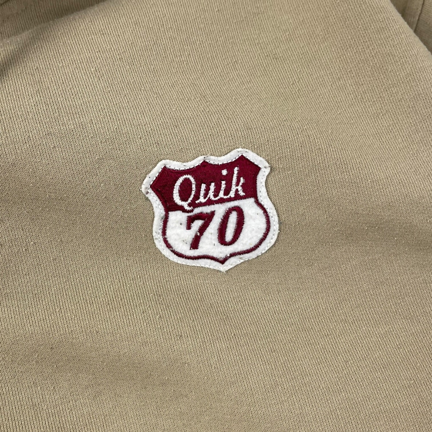 Vintage Y2K Quiksilver Zip Up Beige