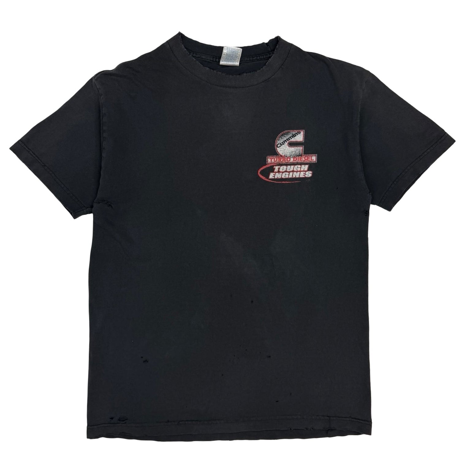 Vintage Cummins Turbo Diesel Tough Engines Tee Black