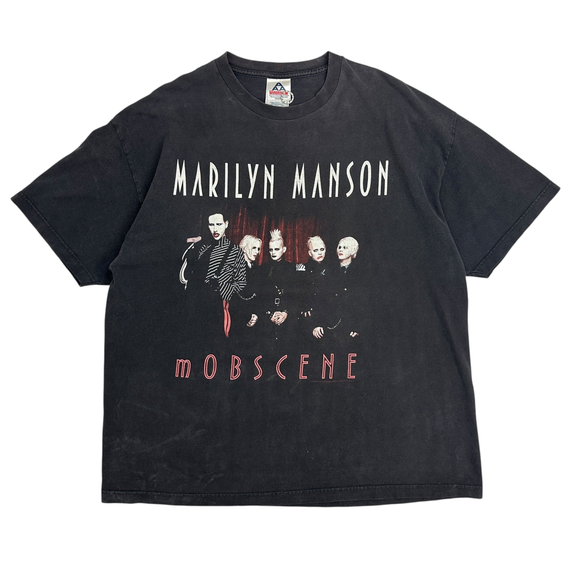 2008 Marilyn Manson Mobscene Tee Black