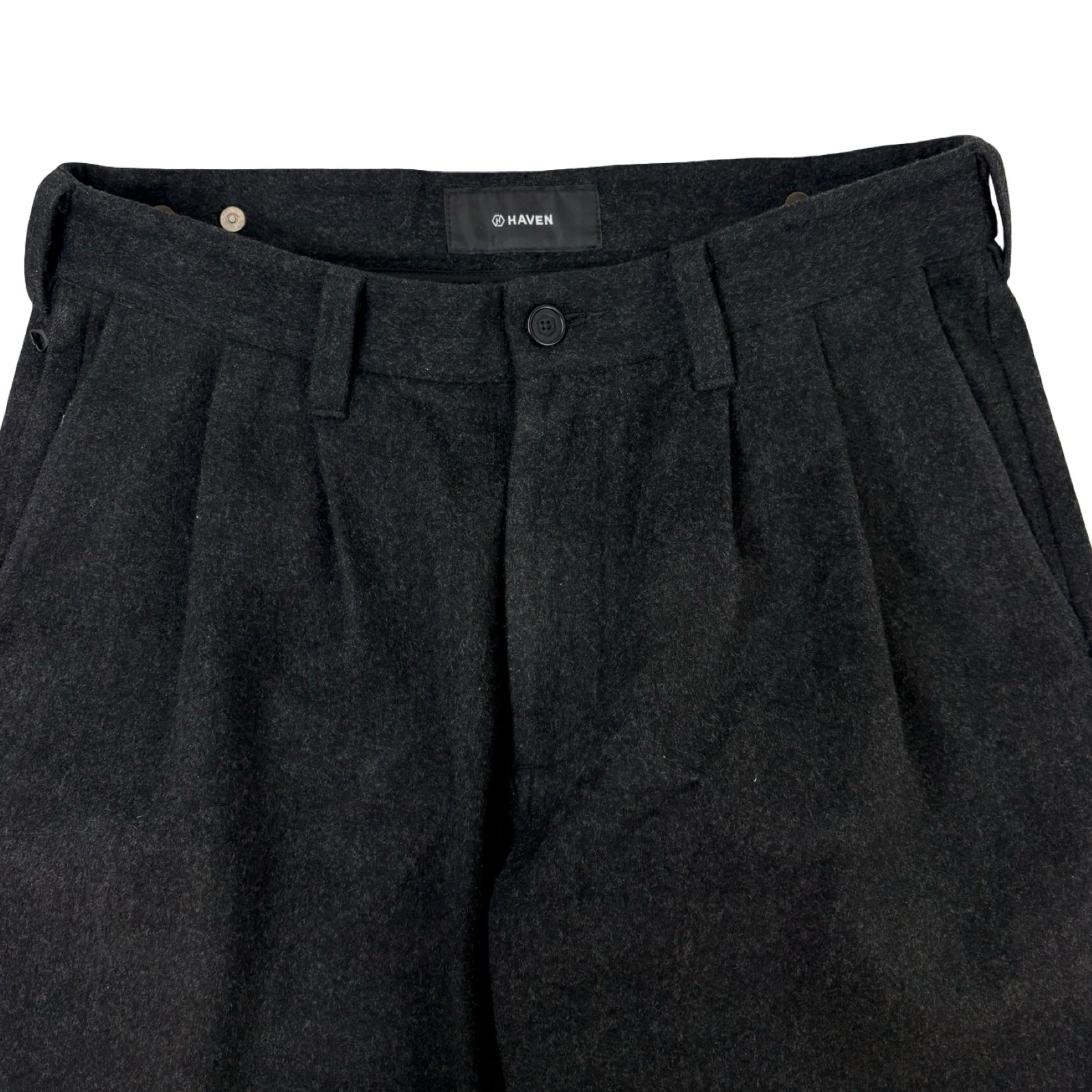 Haven Loro Piana Storm System Wool Pant Black
