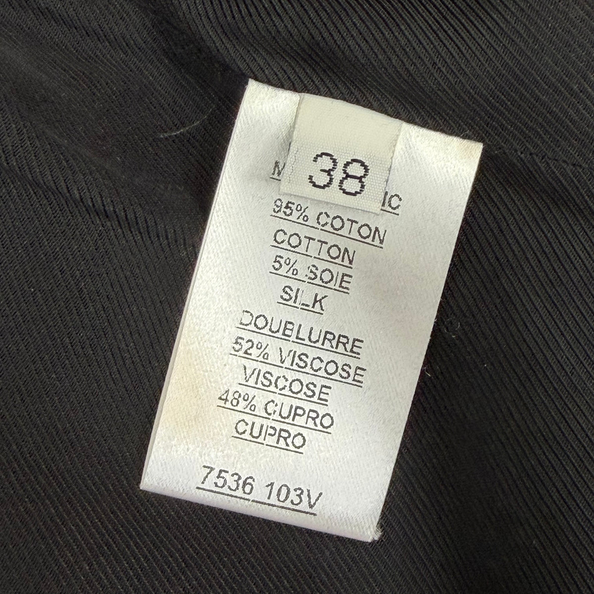 (W) Balmain Velvet Suit Jacket Black