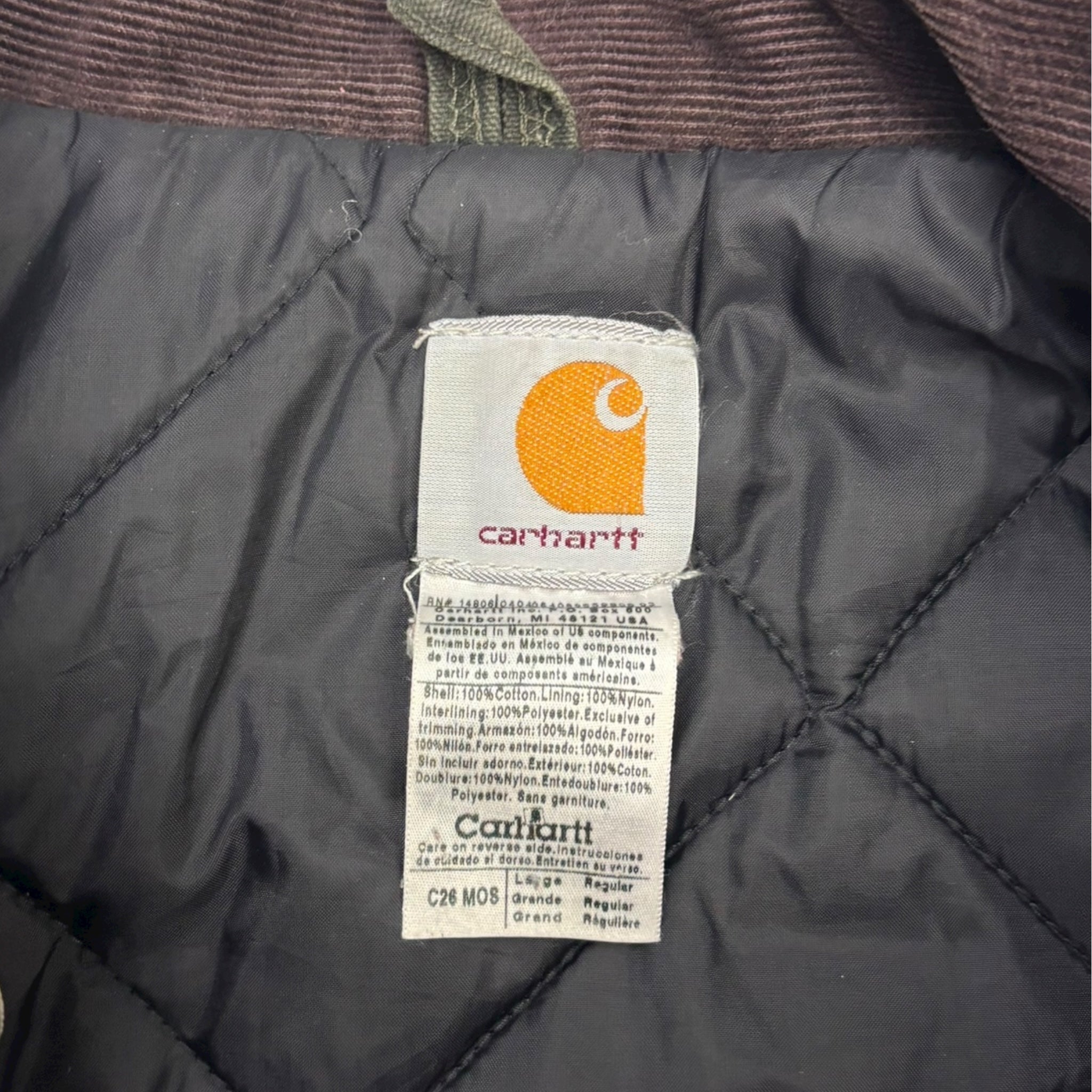 Vintage Carhartt C26 Traditional Coat Moss