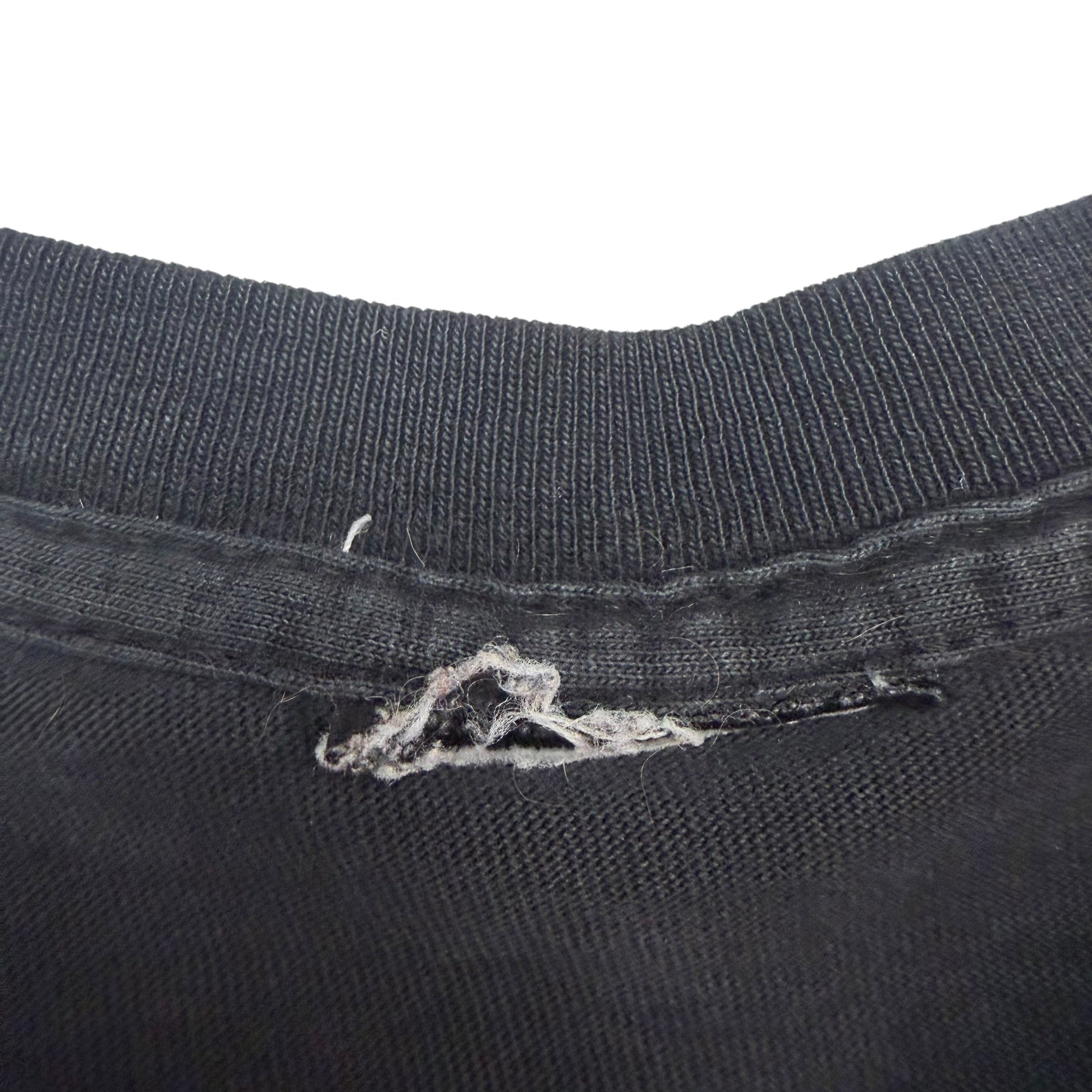 Vintage Harley Davidson Edmonton Flame Skull Longsleeve Black