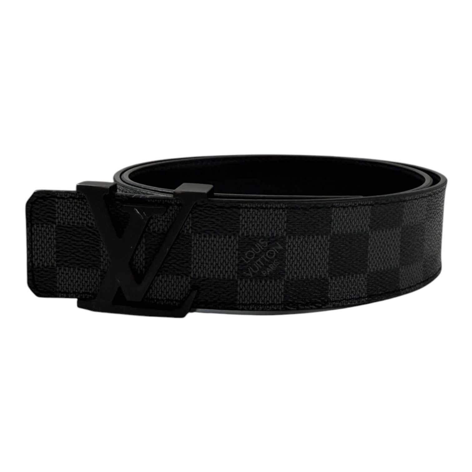 Louis Vuitton Damier Graphite Belt Black