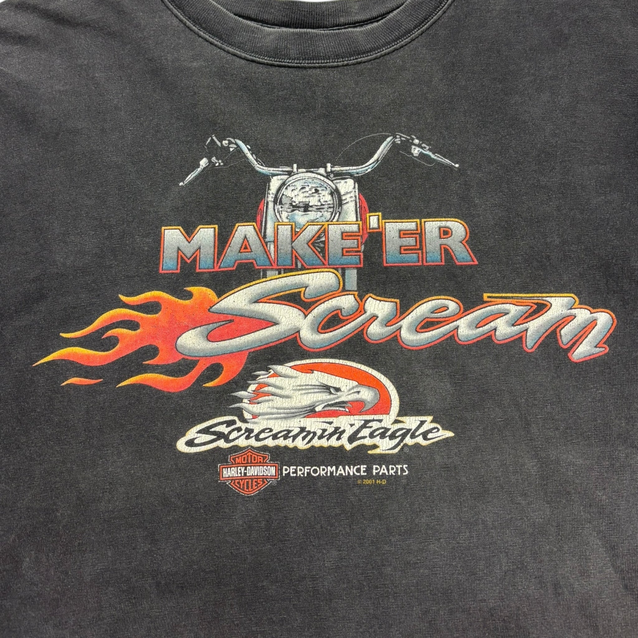 2001 Harley Davidson Chicago "Make'er Scream" T-Shirt