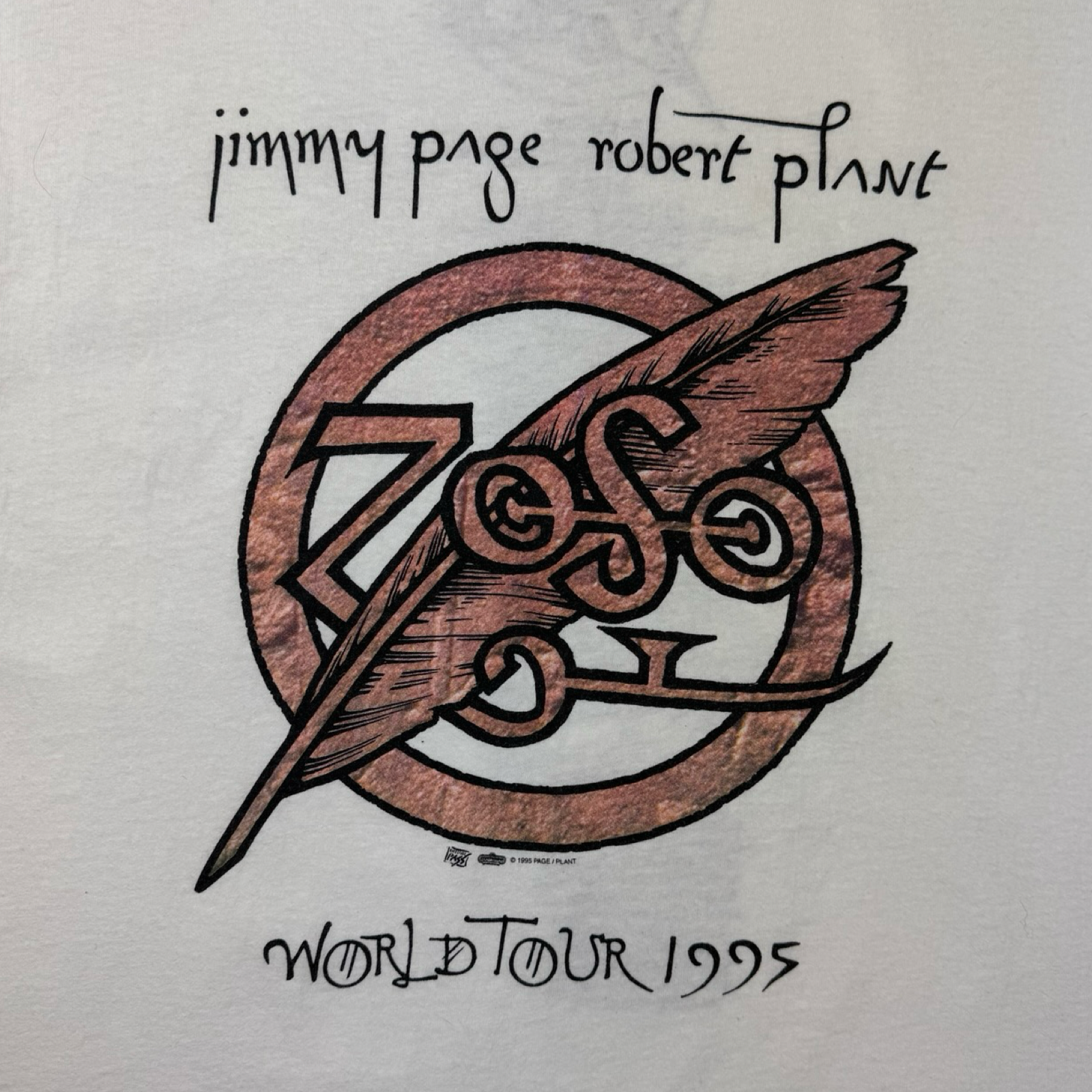 1995 Jimmy Page World Tour T-Shirt