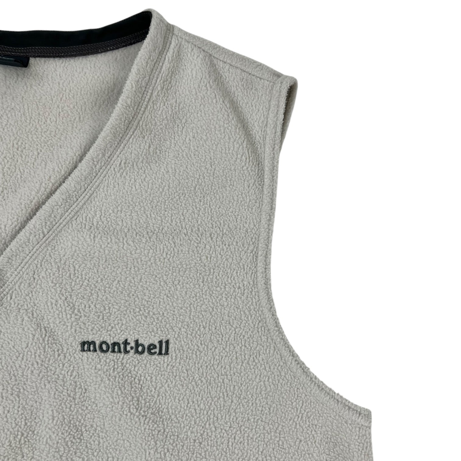 Montbell Climaplus 100 V-Neck Fleece Vest Beige