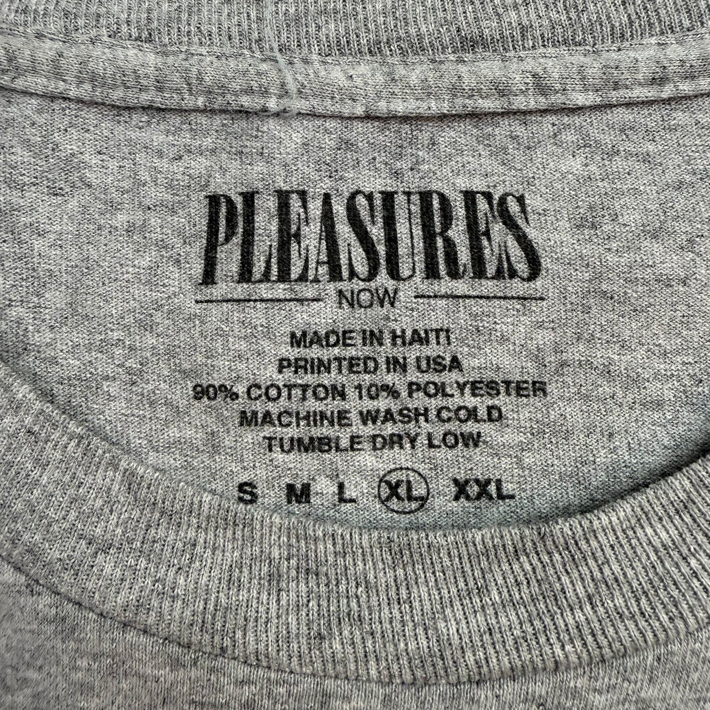 Pleasures Recording Tee Grey