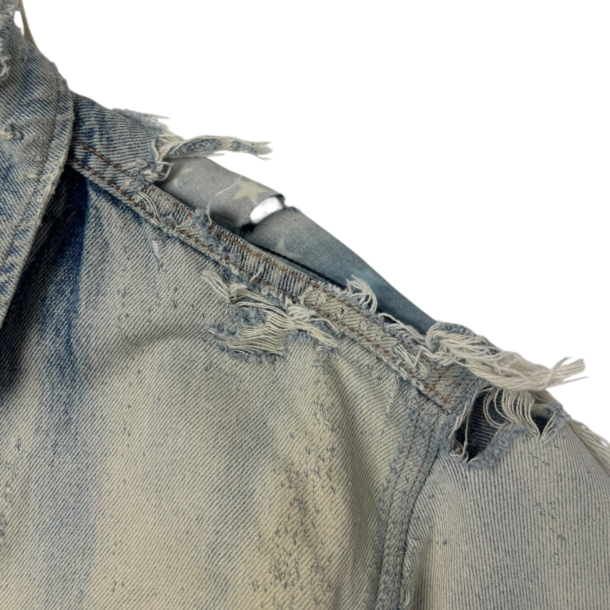 Vintage Distressed Tommy Hilfiger ‘USA’ Denim Jacket