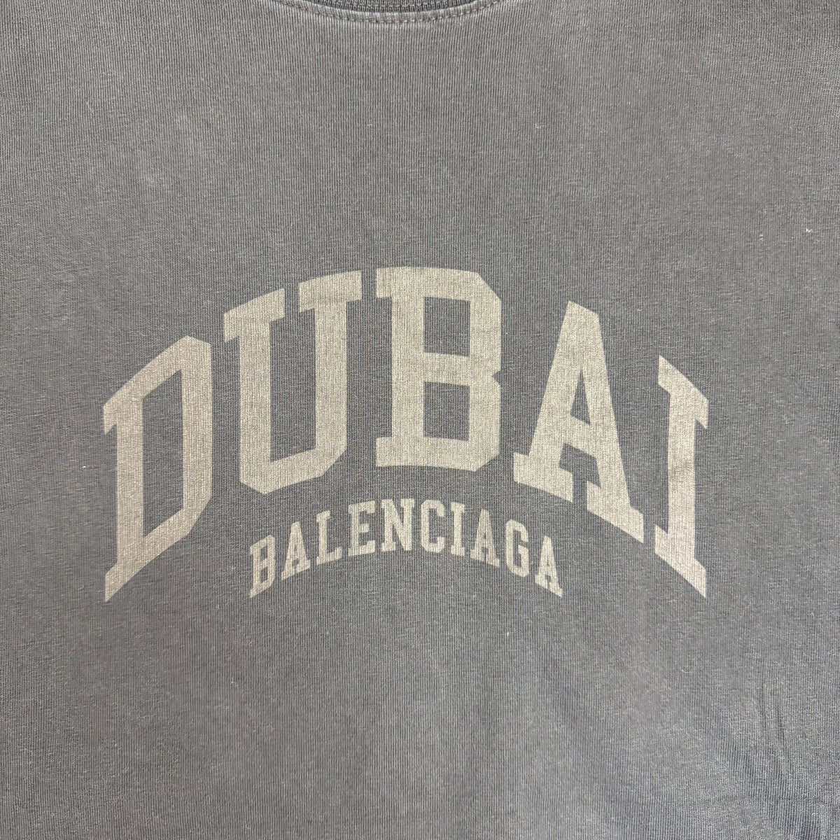 Balenciaga Cities Dubai Tee Black