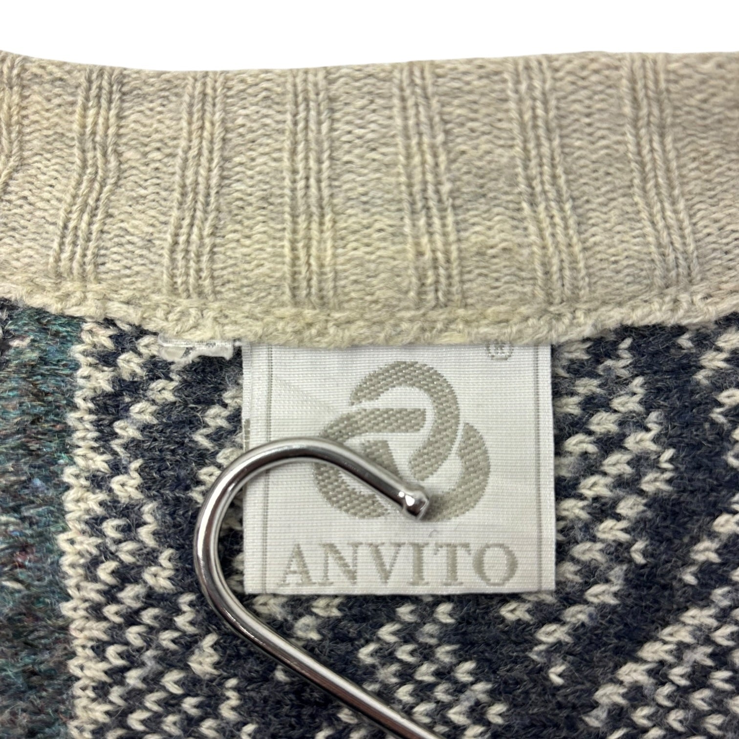 Vintage Anvito 3D Knit Cardigan Sweater