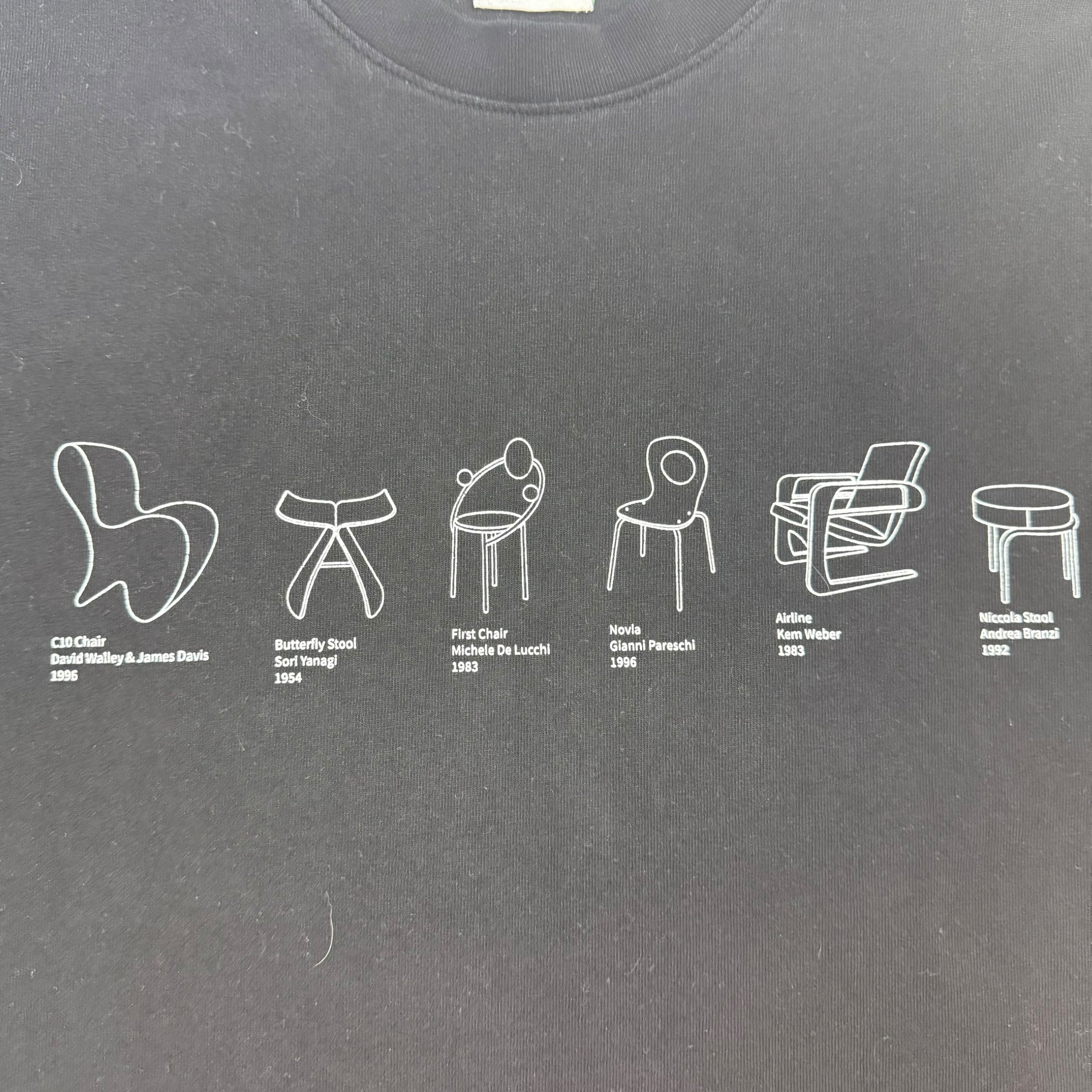 Hidden NY Chair Tee Black