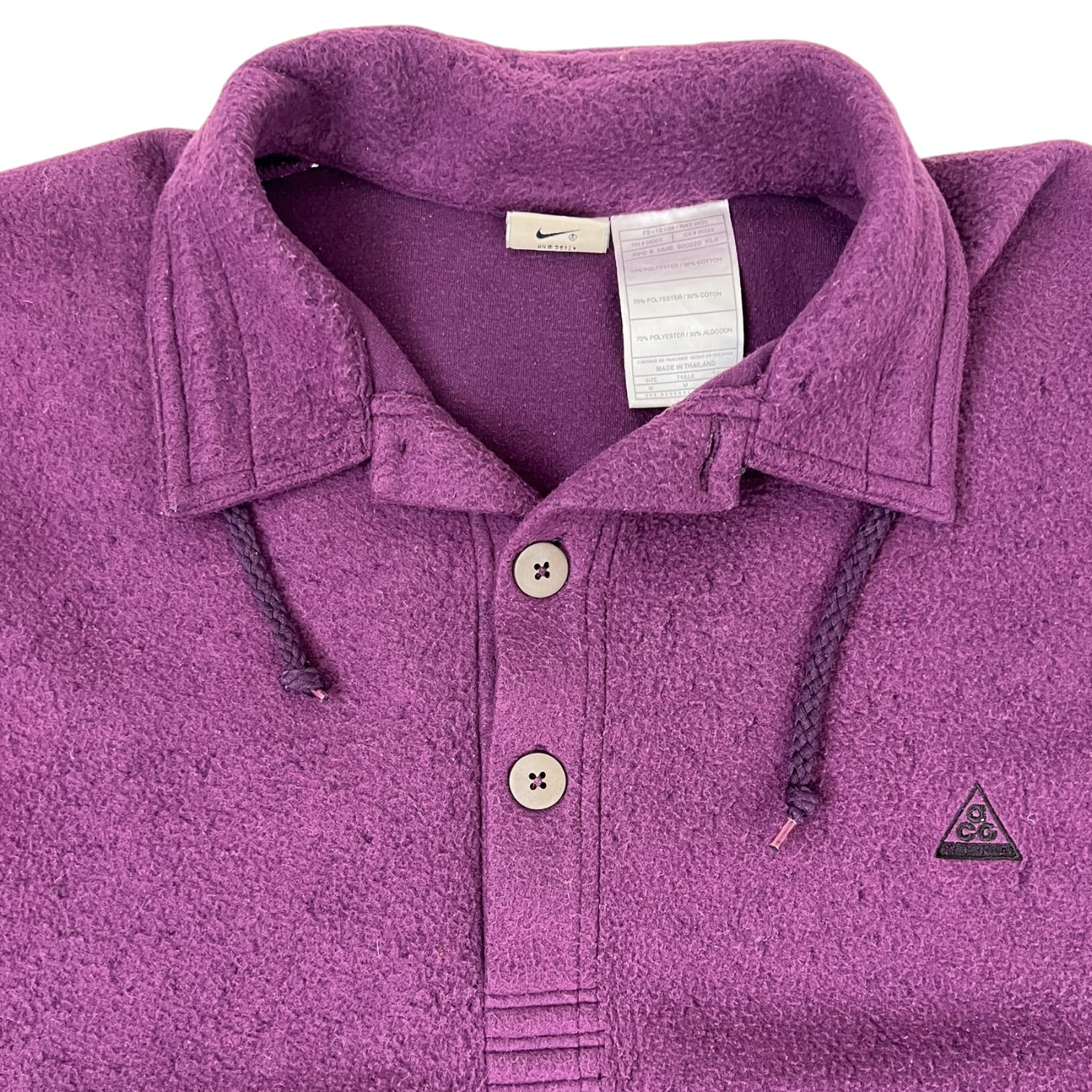 Vintage Nike ACG Fleece Anorak Purple
