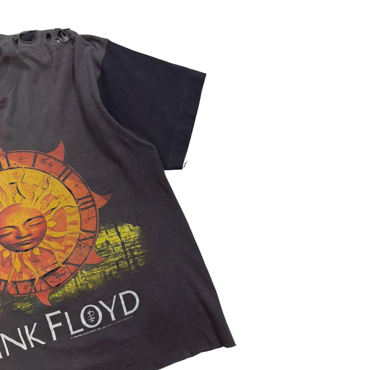 Vintage 1994 Pink Floyd “Sun Dial” North American Tour T-Shirt Faded Black
