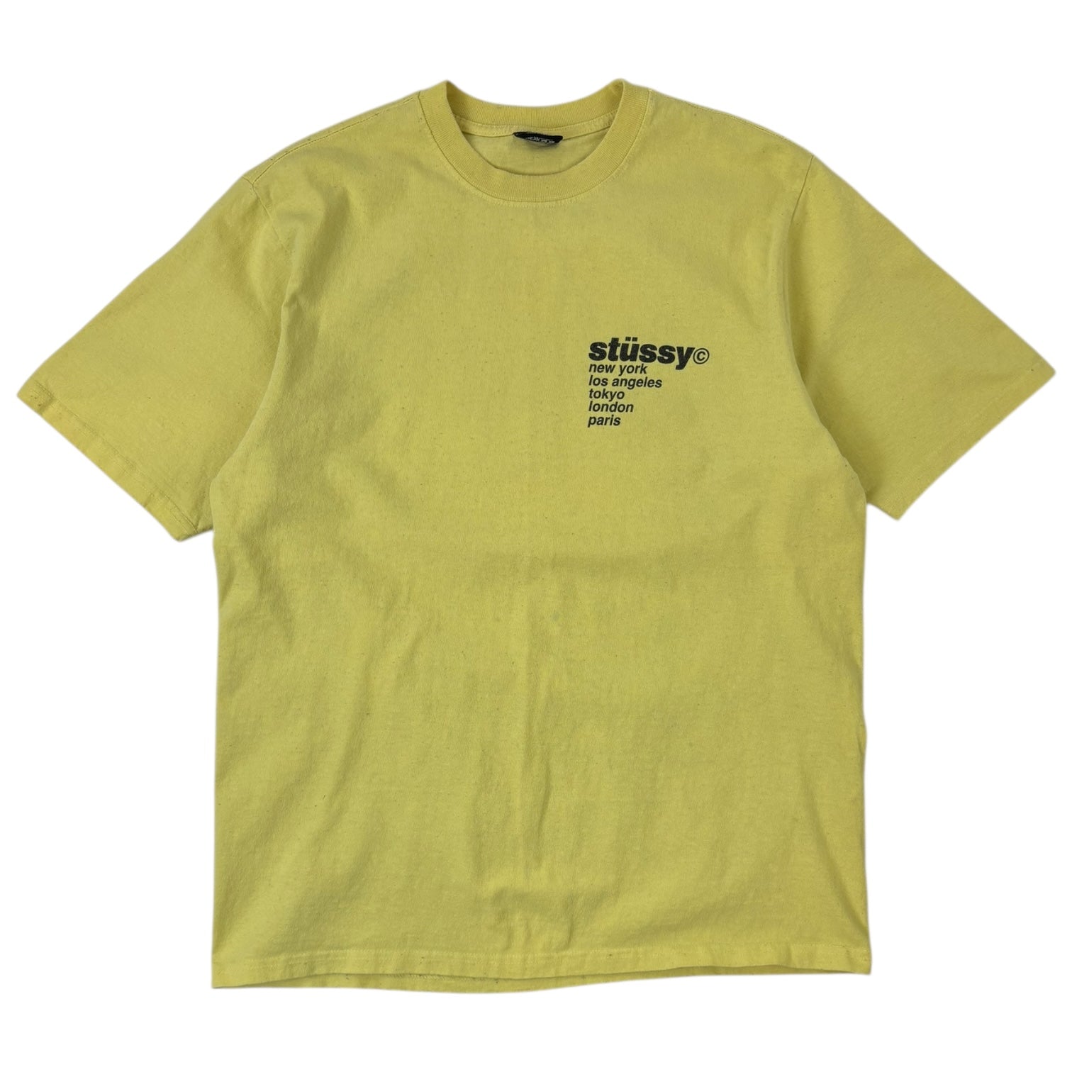 Stussy Strawberry T-Shirt Yellow