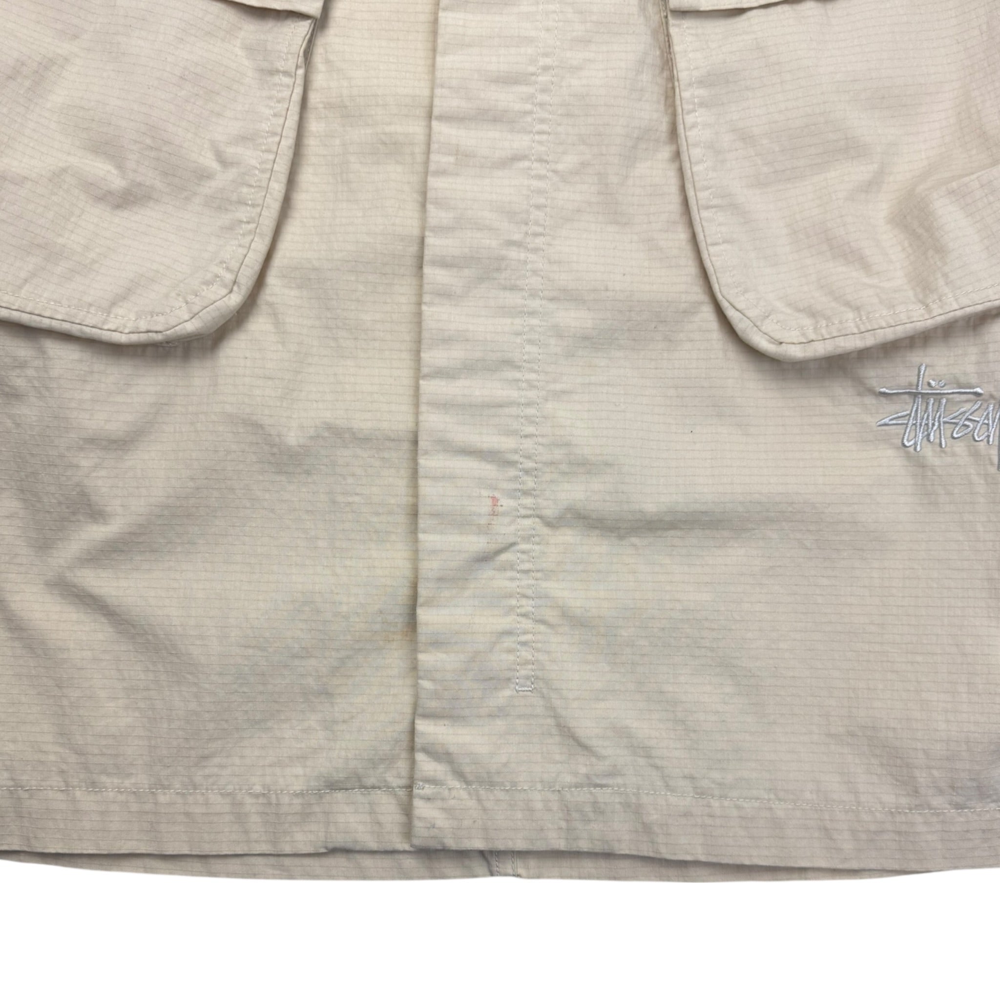 Stussy Military L/S Overshirt ‘Bone’