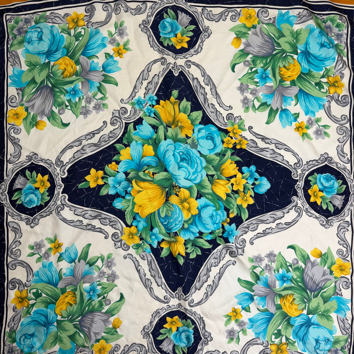 Vintage Givenchy Silk Scarf Yellow