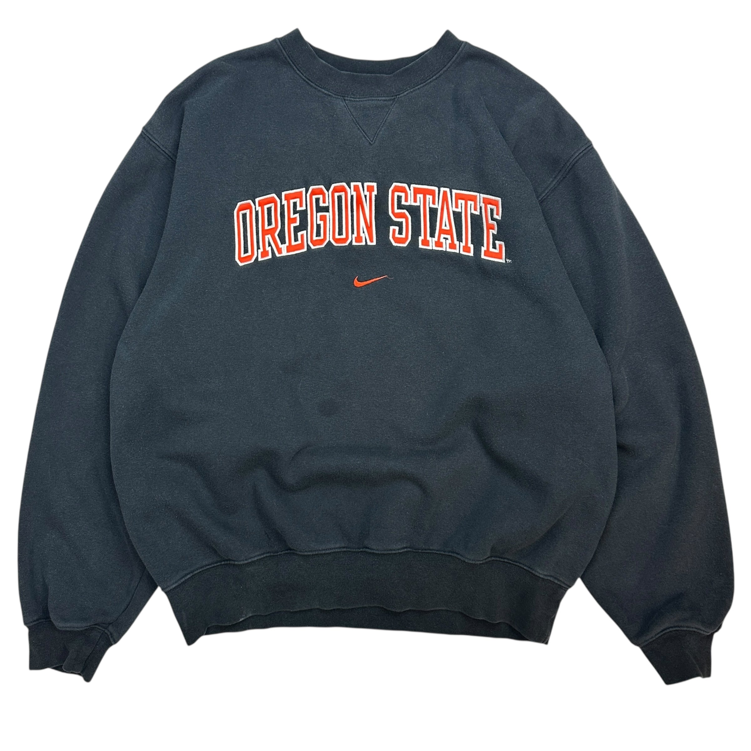 Vintage Nike Oregon State Centre Swoosh Crewneck Black