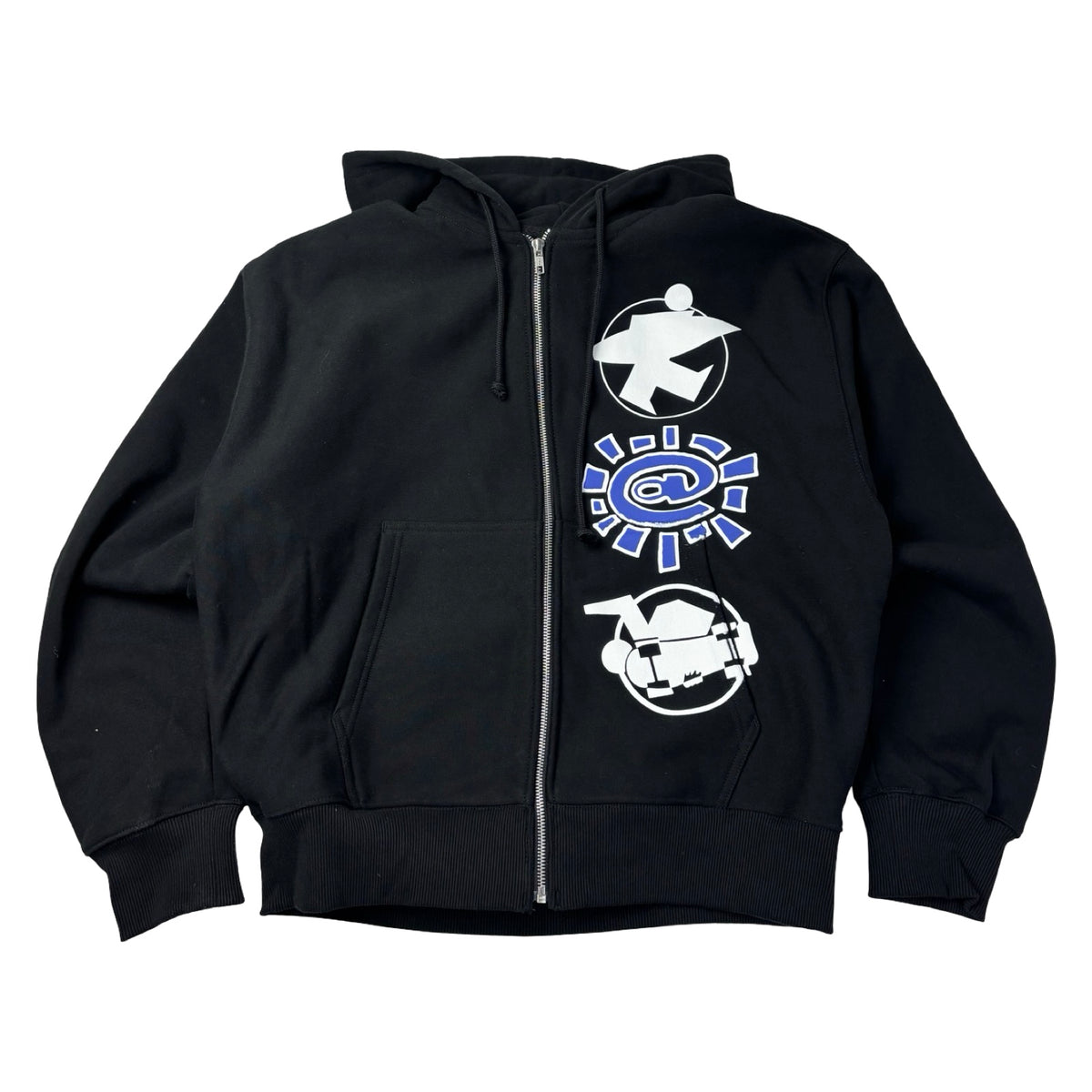 Stussy & Always Stack Full-Zip Hoodie Black