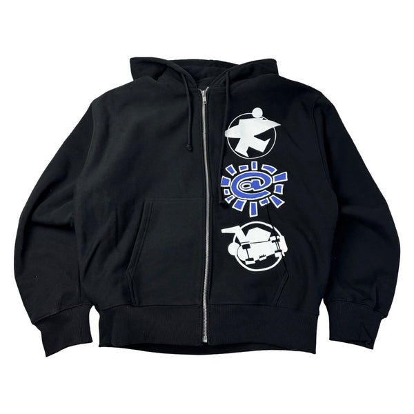 Stussy & Always Stack Full-Zip Hoodie Black