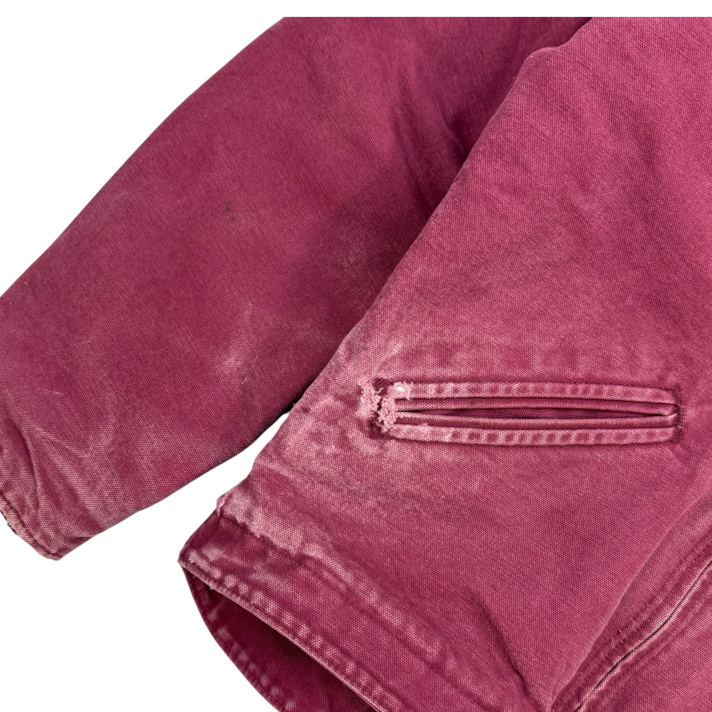 (W) Vintage Carhartt Sierra Sherpa Lined Jacket Berry