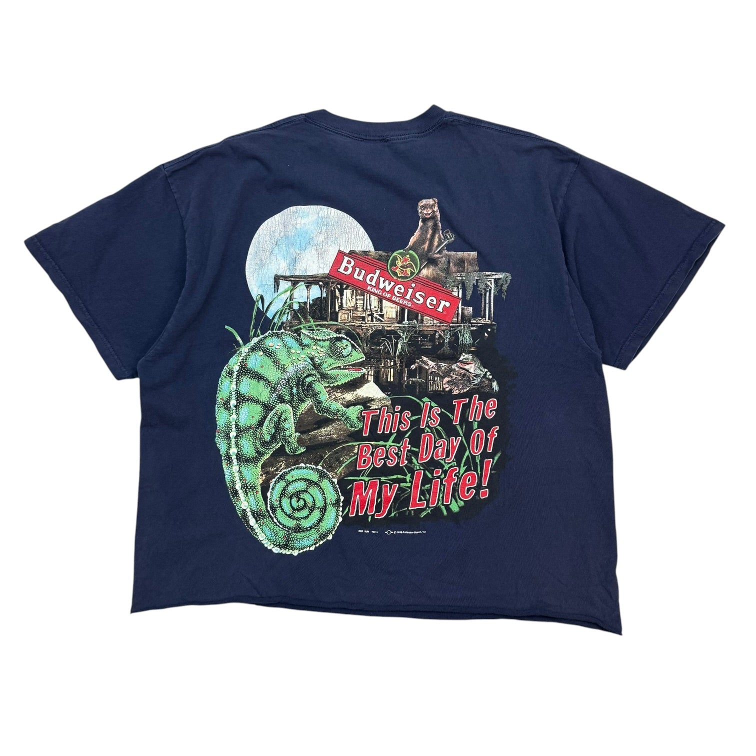 1998 Budweiser ‘This Is The Best Day Of My Life’ Tee Navy Blue