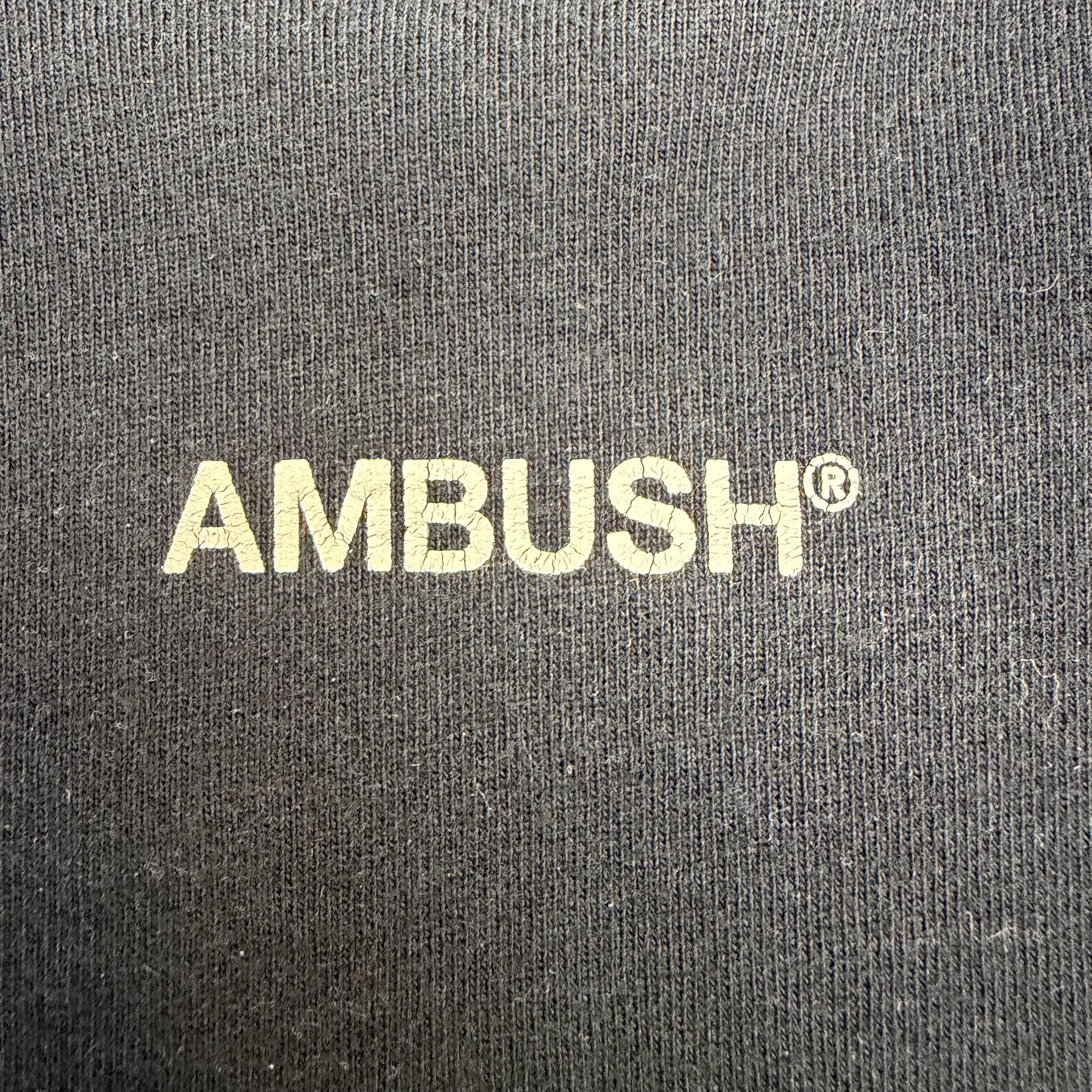 Ambush Black XL Logo Longsleeve Shirt Black