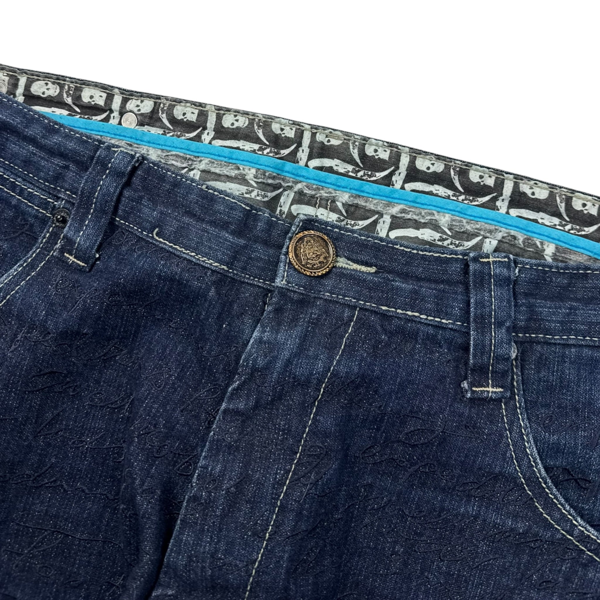 Vintage Y2K Artful Dodger Embroidered Denim