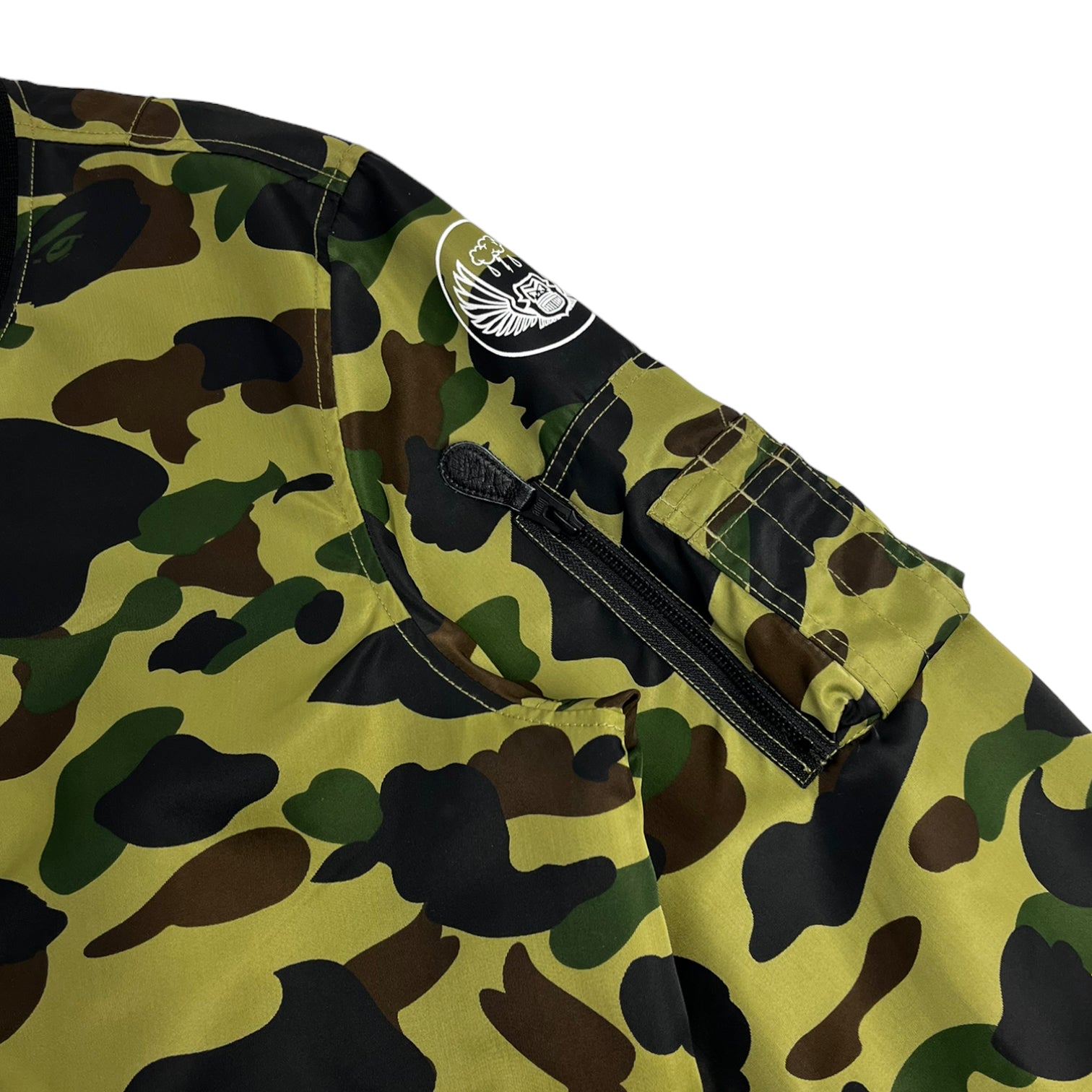 Bape camo windbreaker online