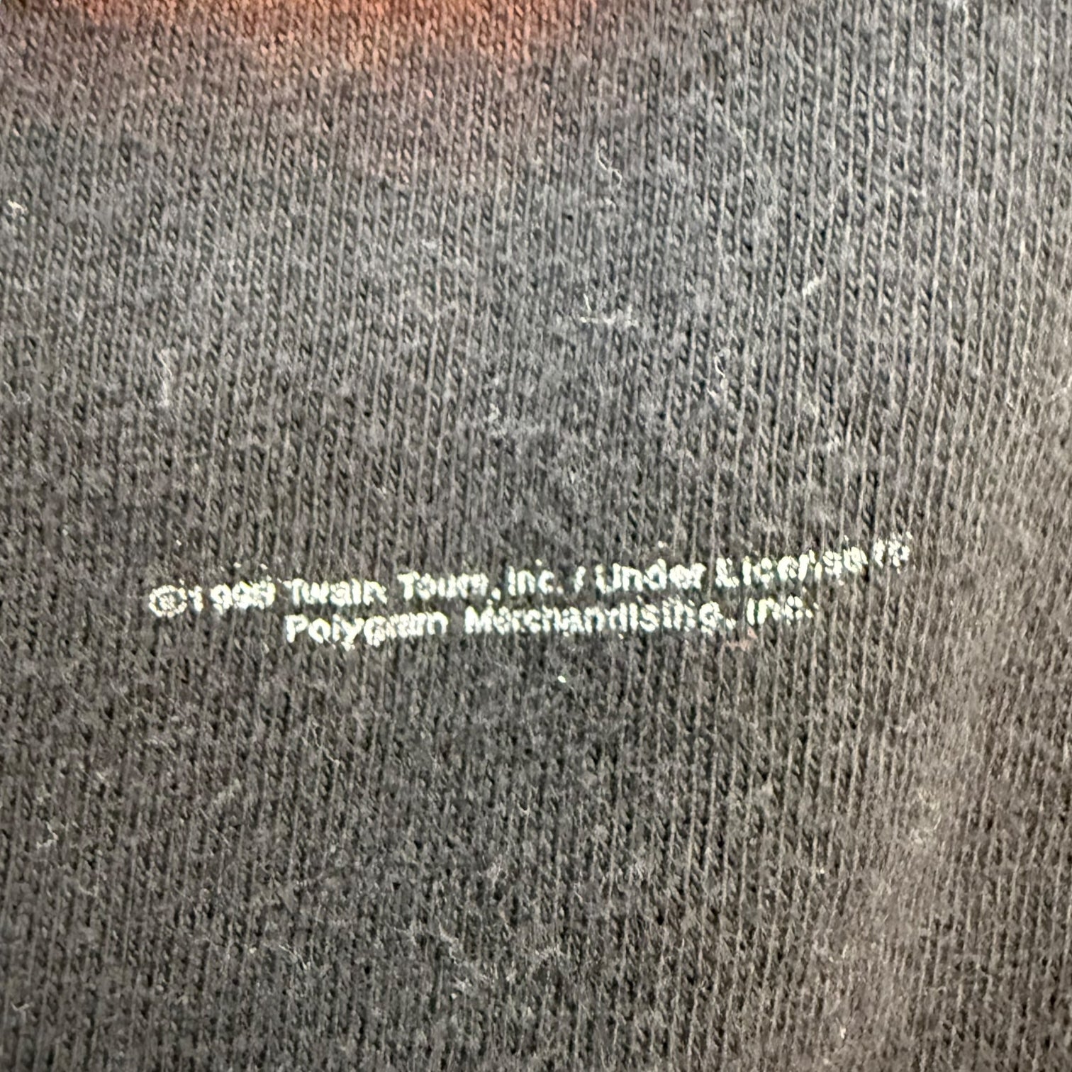 1998 Shania Twain Tee Black