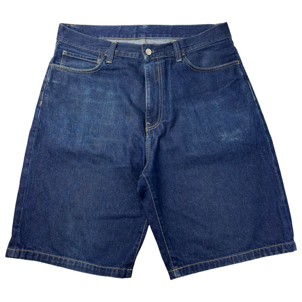 Carhartt WIP Landon Jean Short Dark Wash