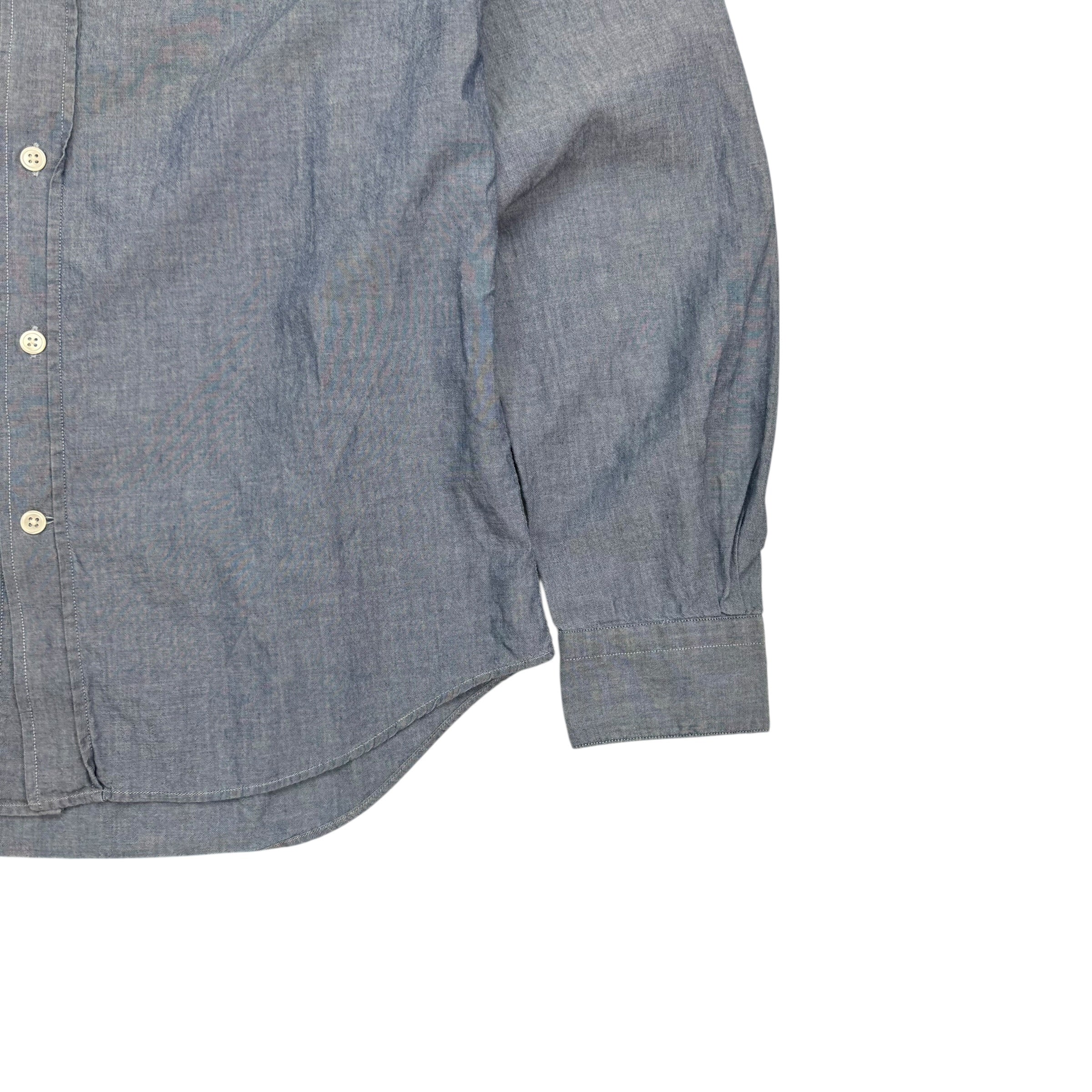 Acne Studios Linen Button Up Blue