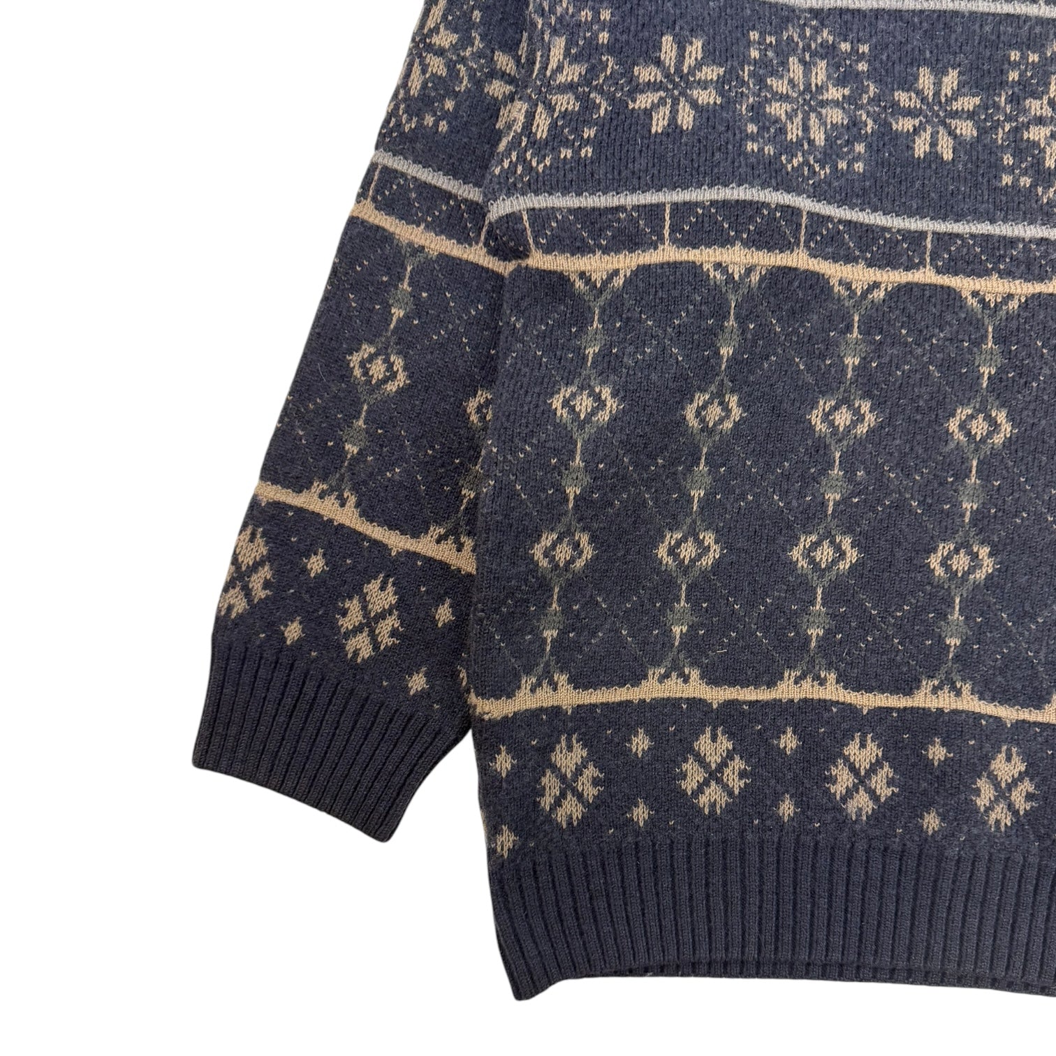 Vintage Tundra Printed Knit Sweater