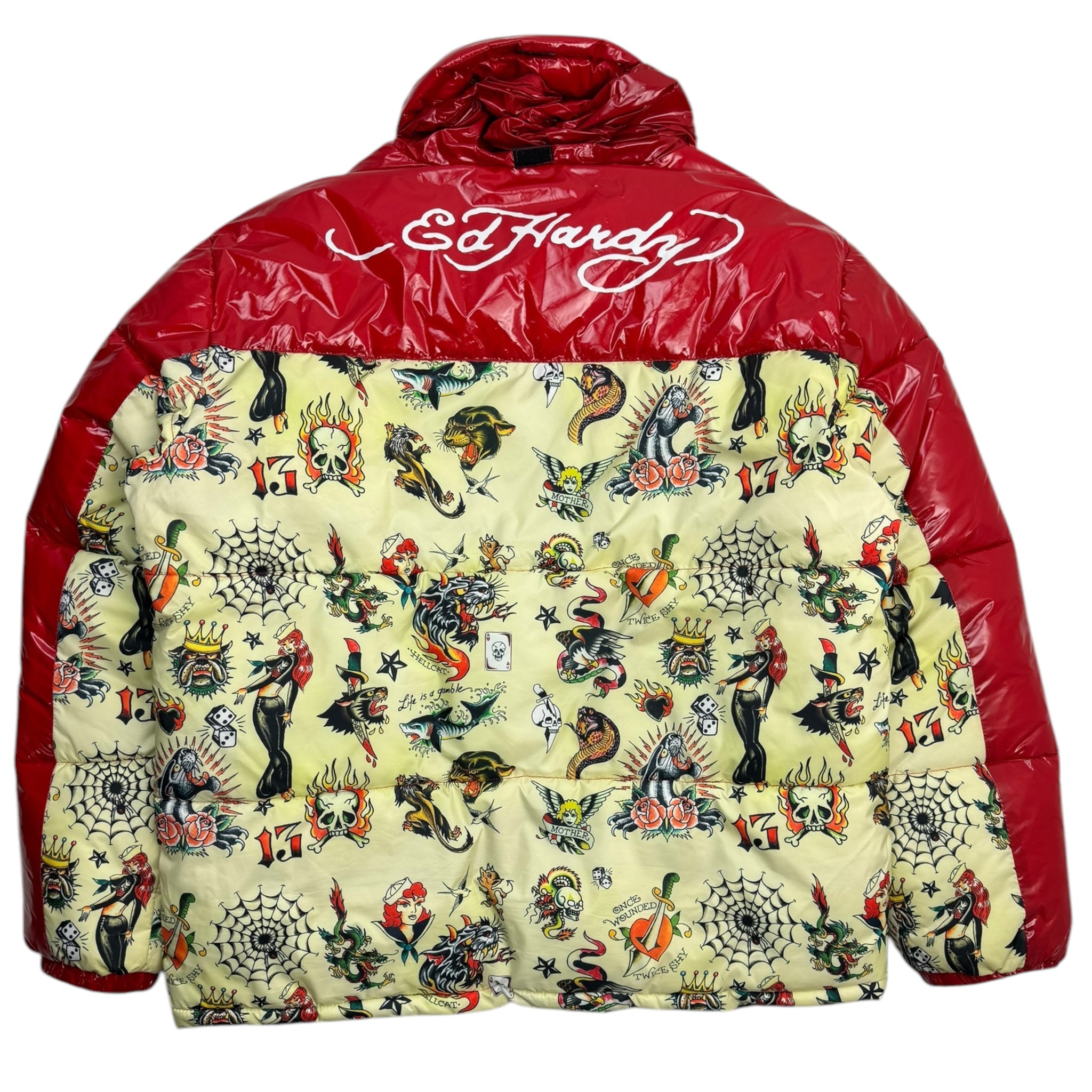 Vintage Ed Hardy Puffer Jacket